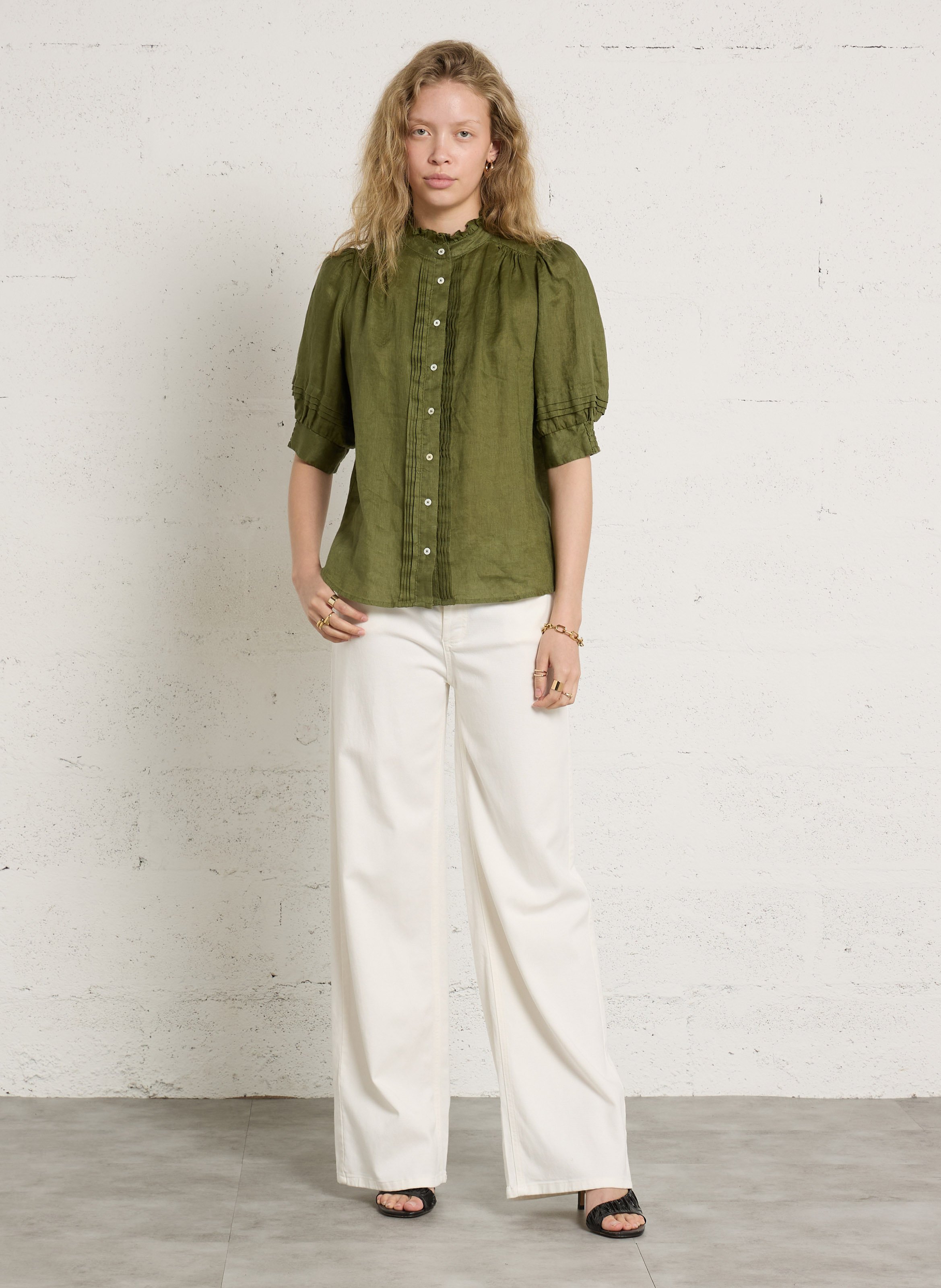 Wide trousers PLEASE Blue