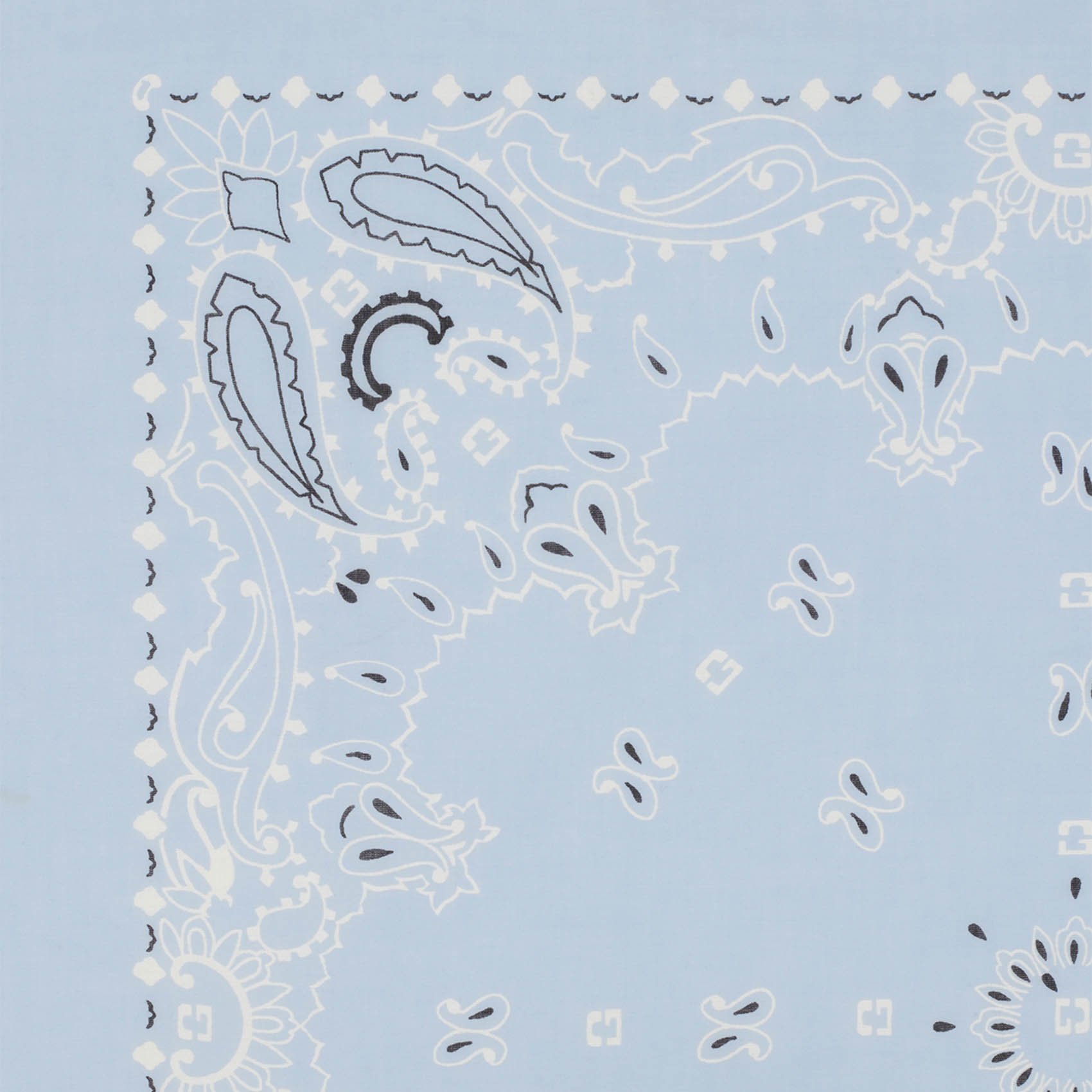 Printed cotton floaty scarf GERARD DAREL Blue