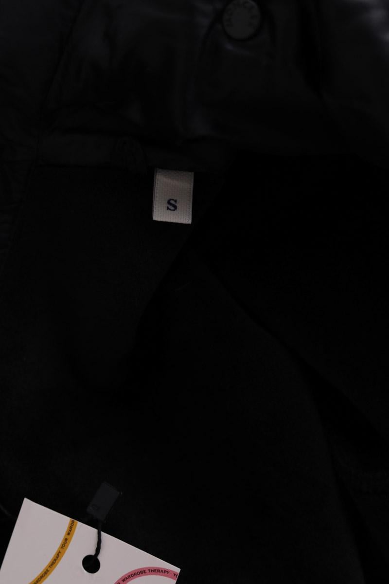 Lightweight quilted padded jacket with high neck MONCLER - Seconde Main Black