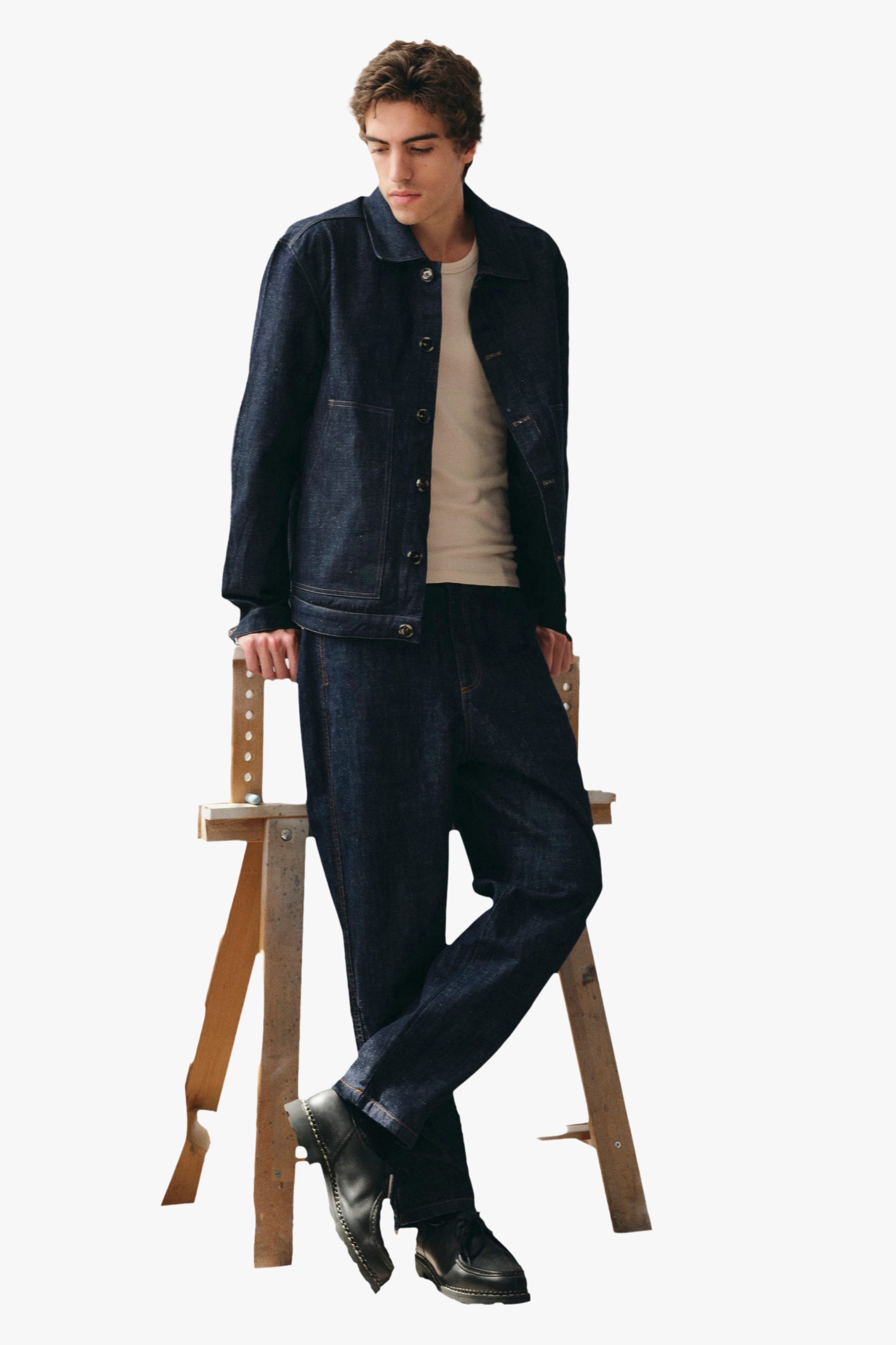 Workwear Box Jacket Arizona Noyoco Blue