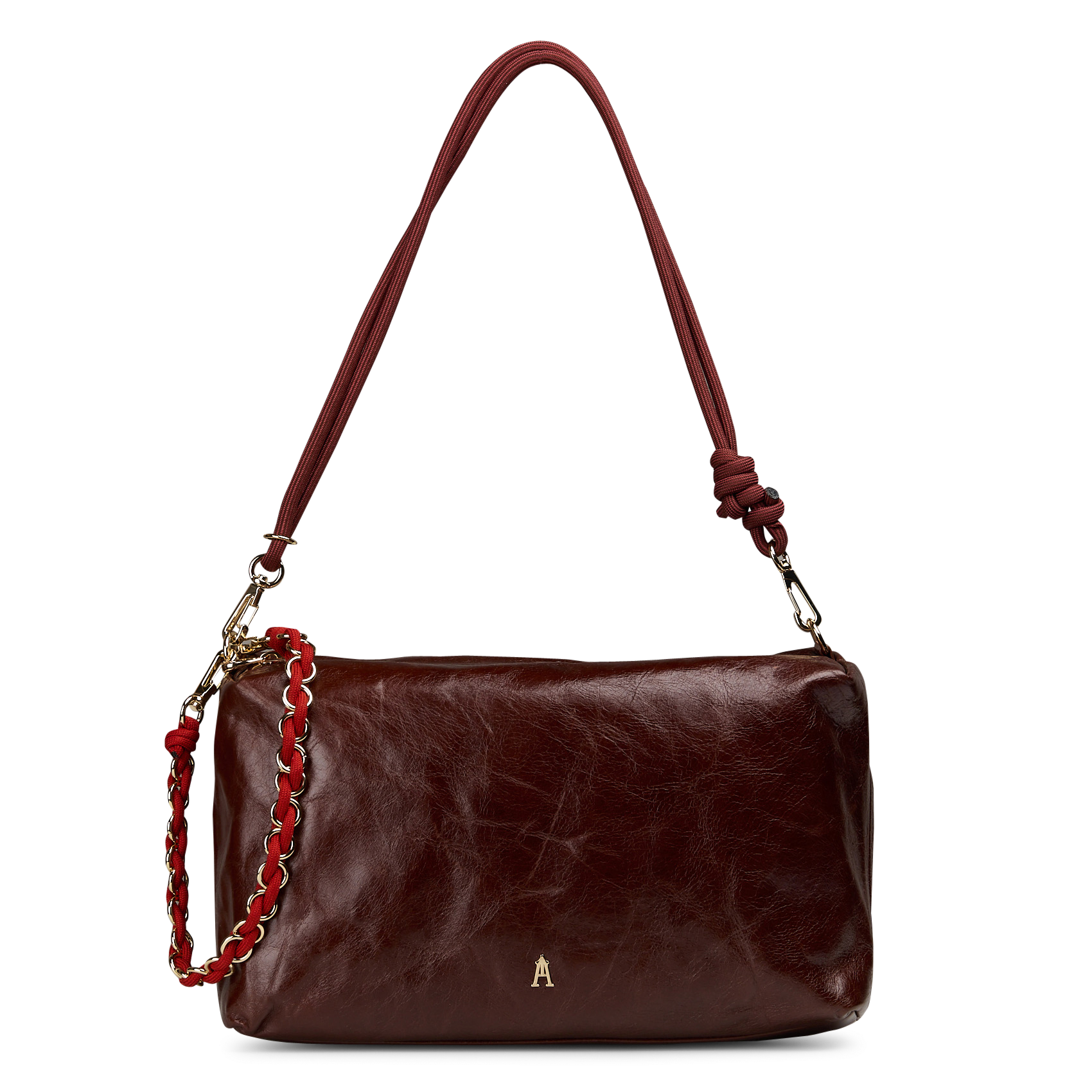 Grained calfskin leather handbag CRAIE STUDIO