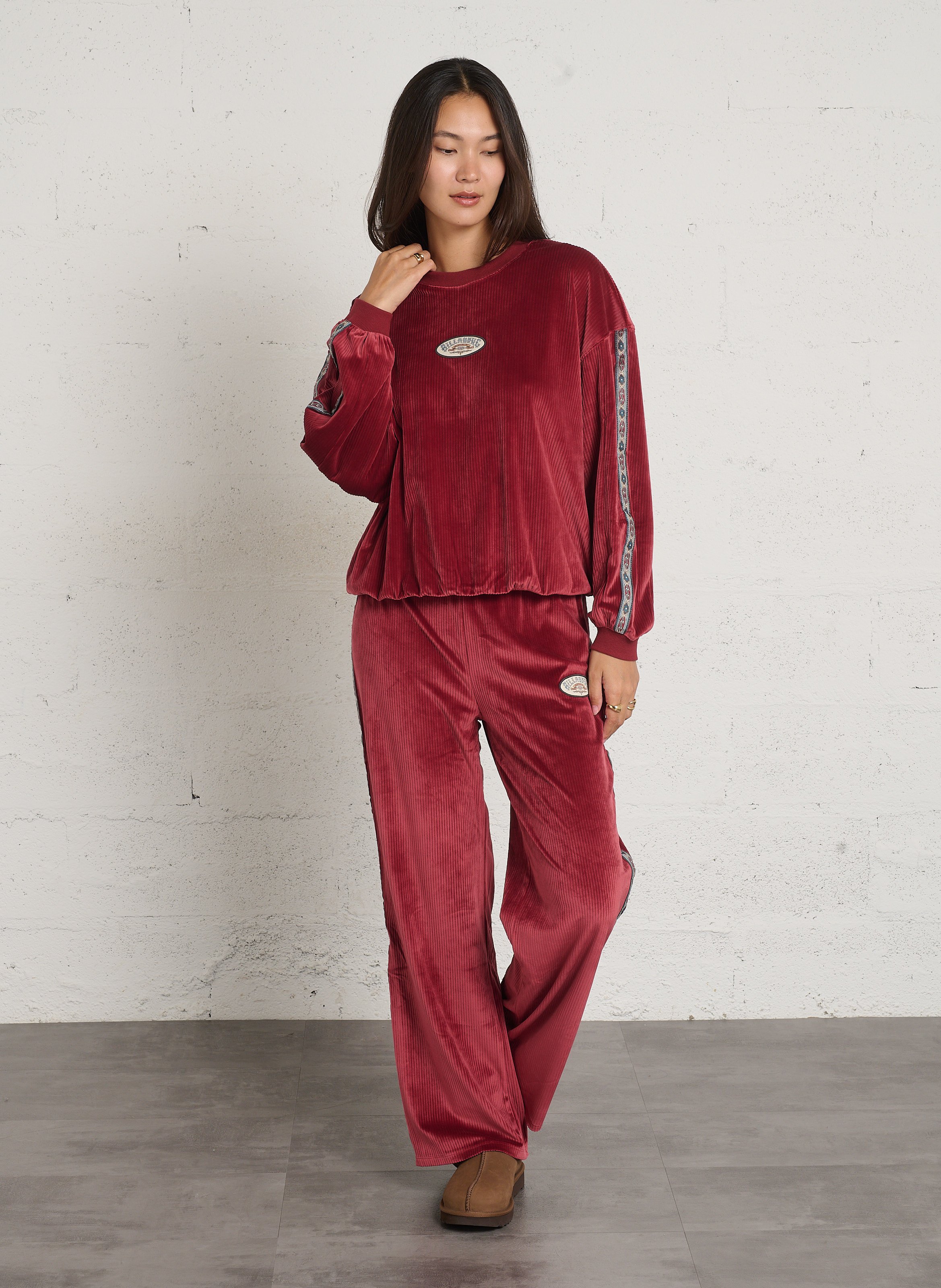 Sweatshirt mit Rundhalsausschnitt BILLABONG Rot