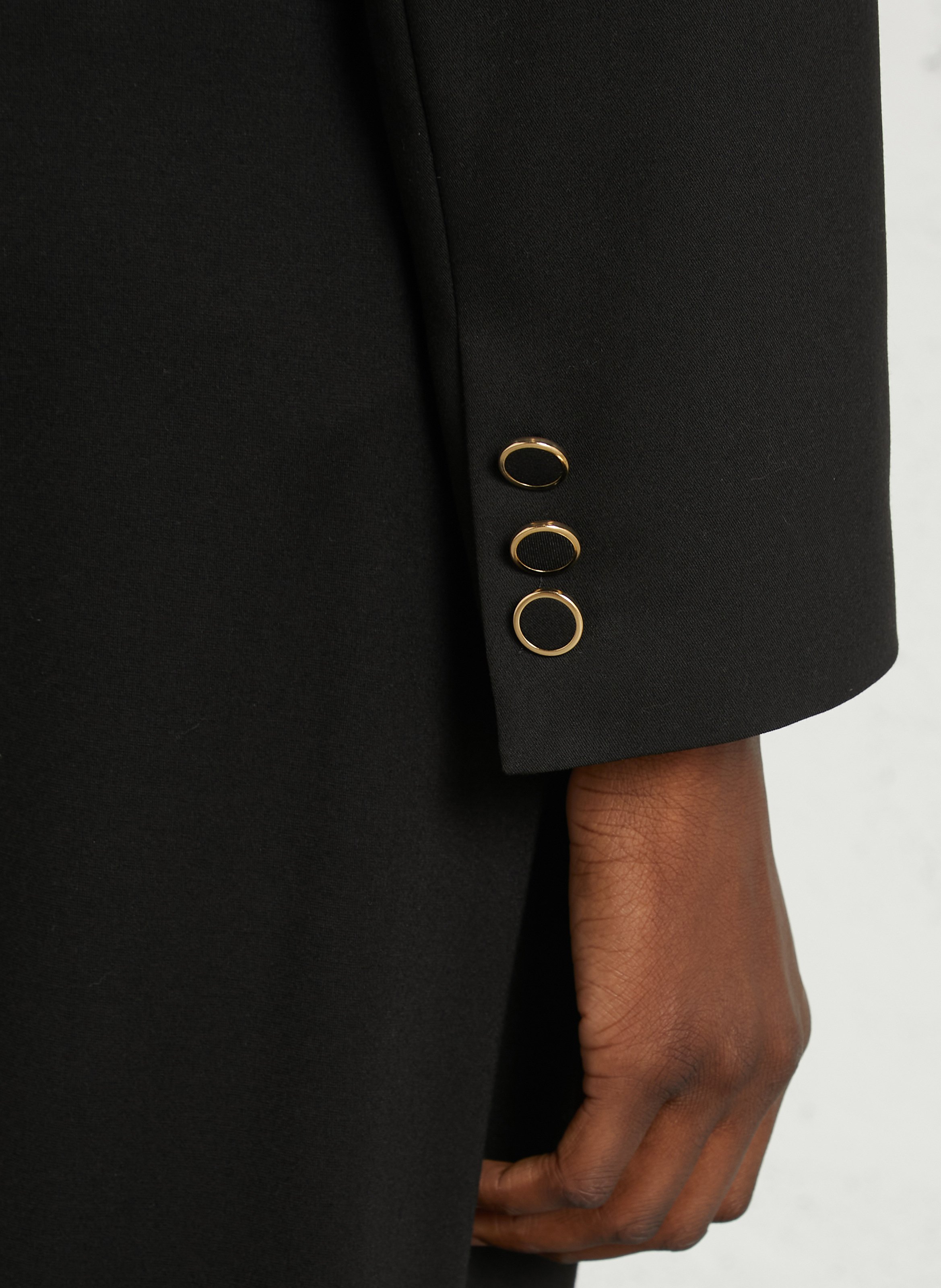 Straight-fit jasje met reverskraag IMPERIAL Zwart