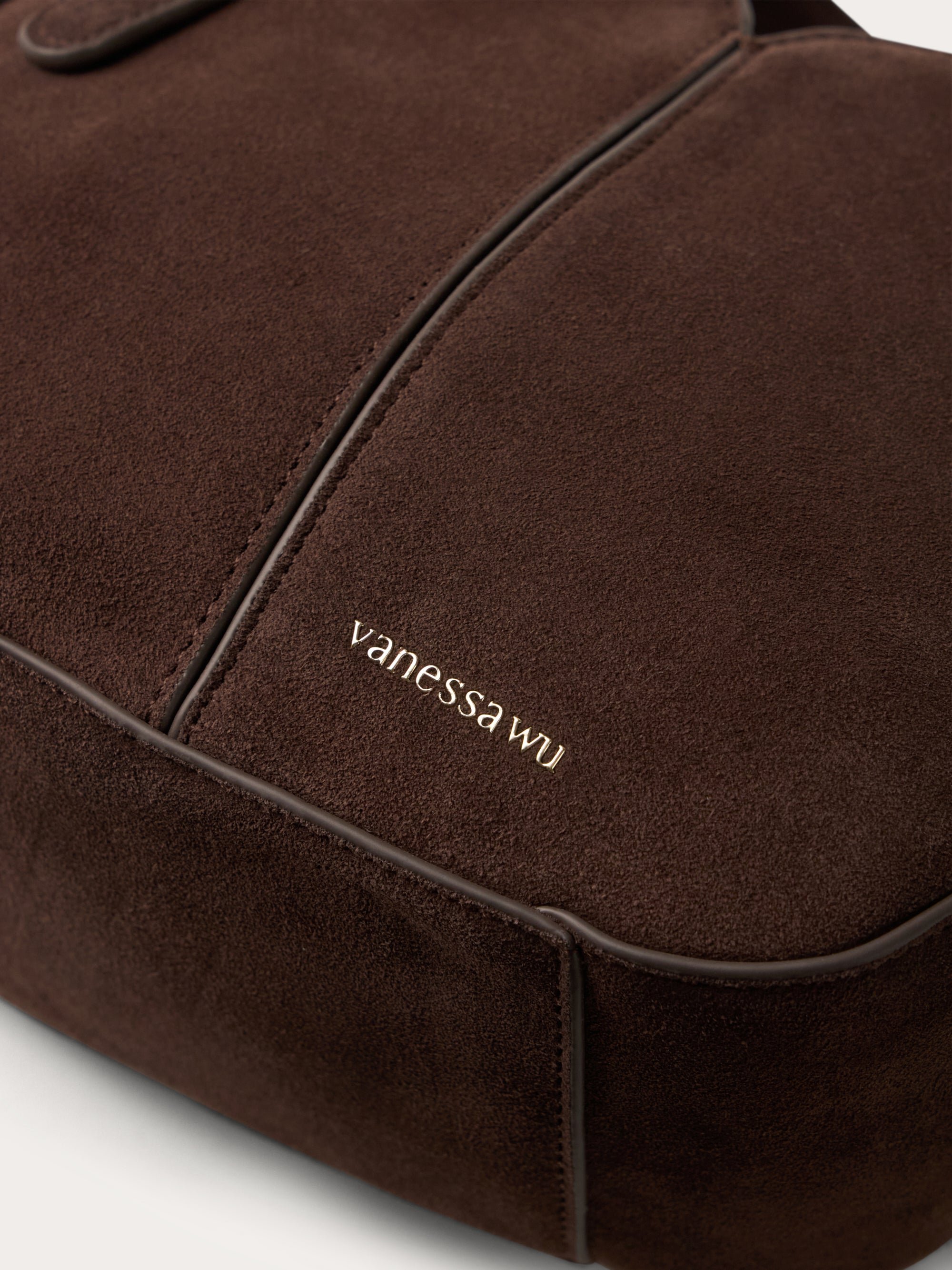 Handbag with handles and shoulder strap VANESSA WU Brown