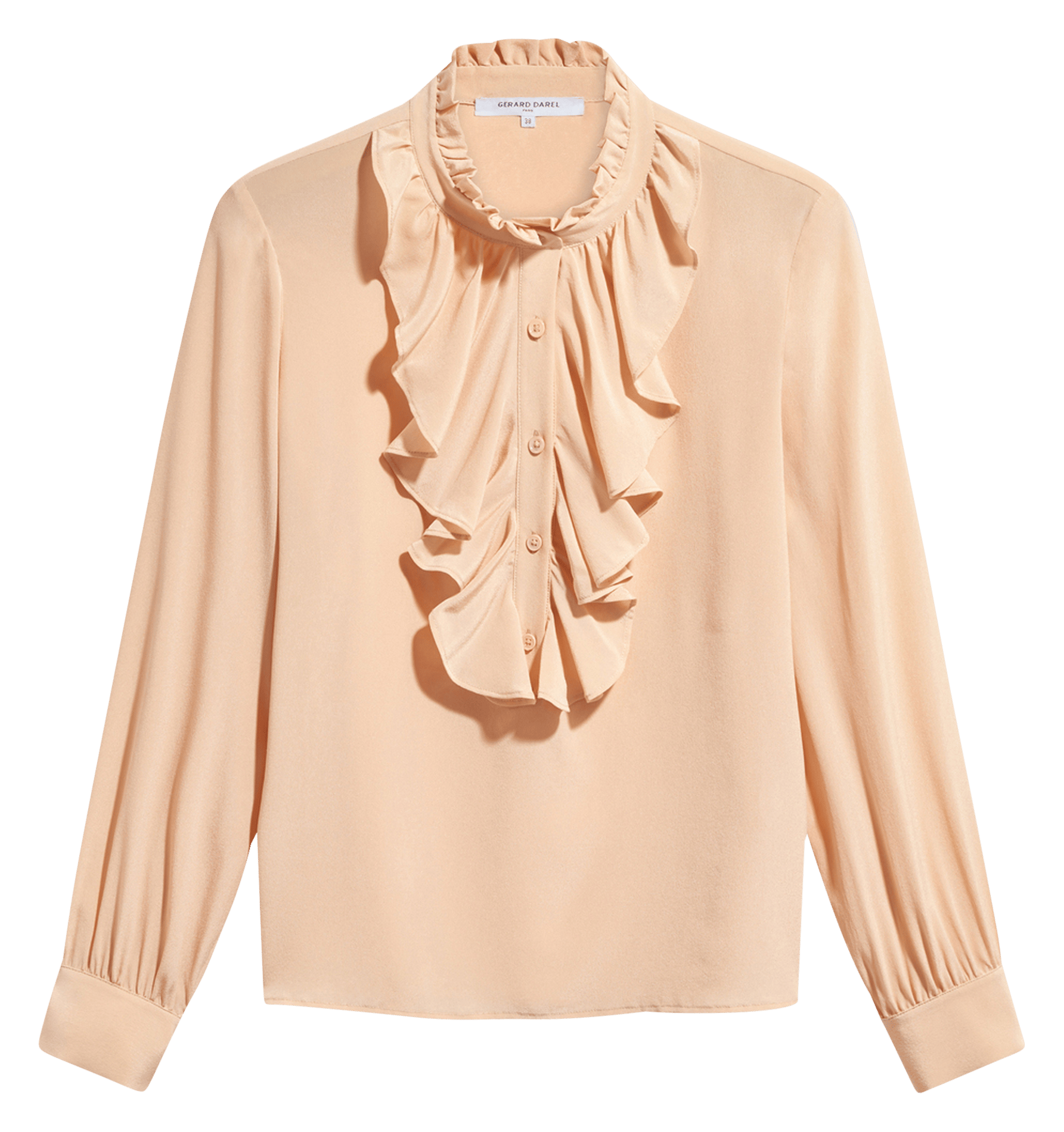 Geblümte Bluse mit Rundhalskragen GERARD DAREL Orange