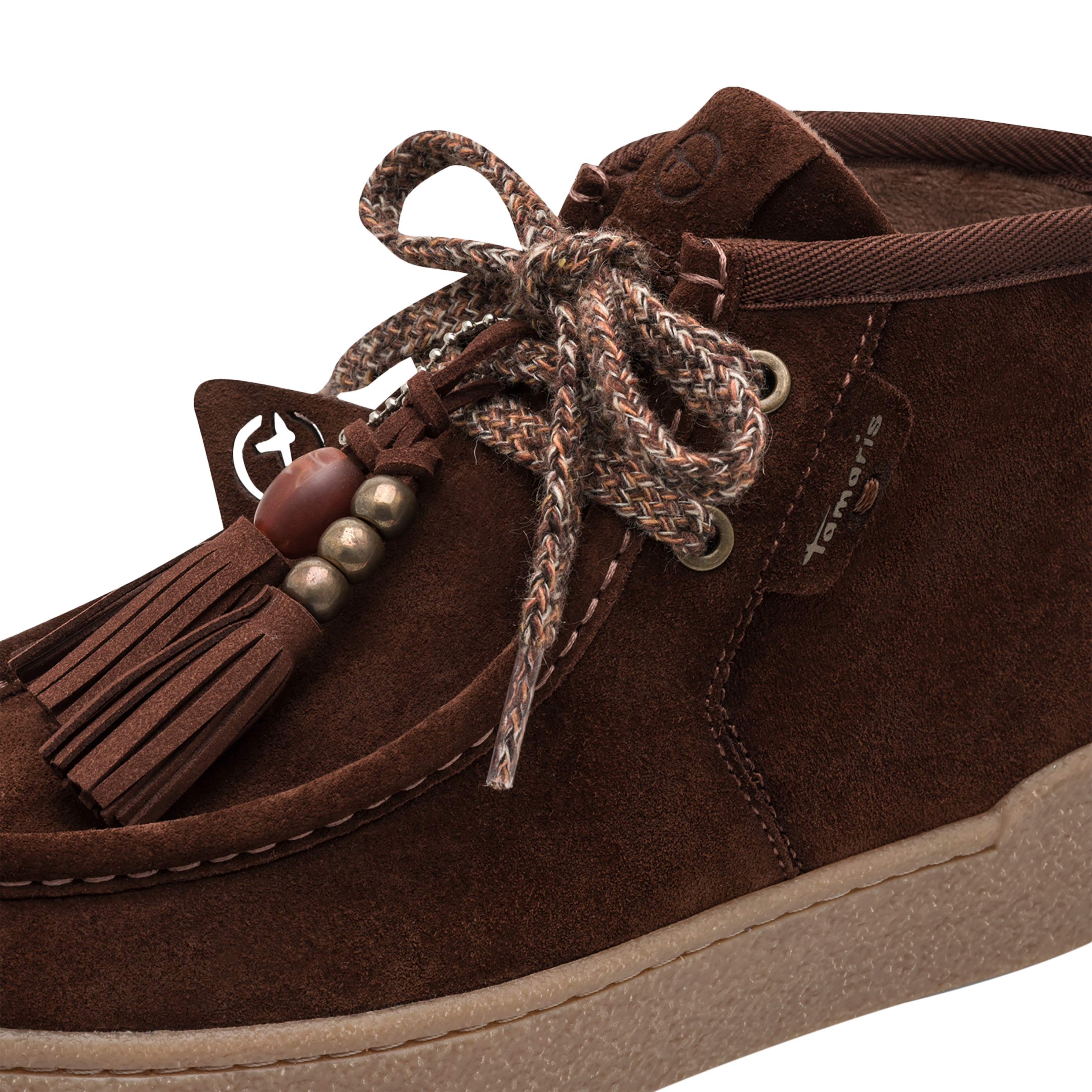 Leather ankle boot TAMARIS Brown
