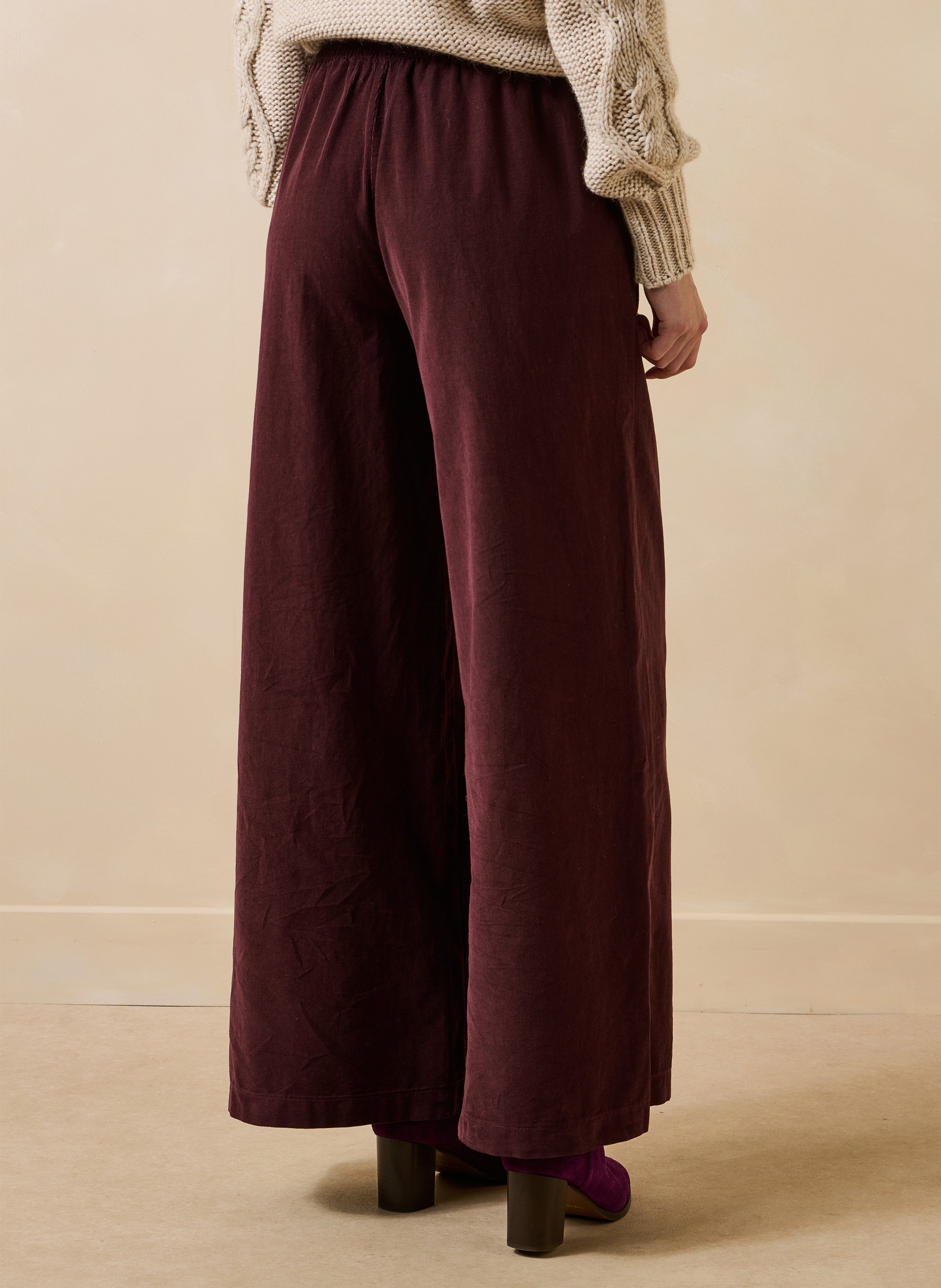 Weite Baumwollhose LA FEE MARABOUTEE Rot