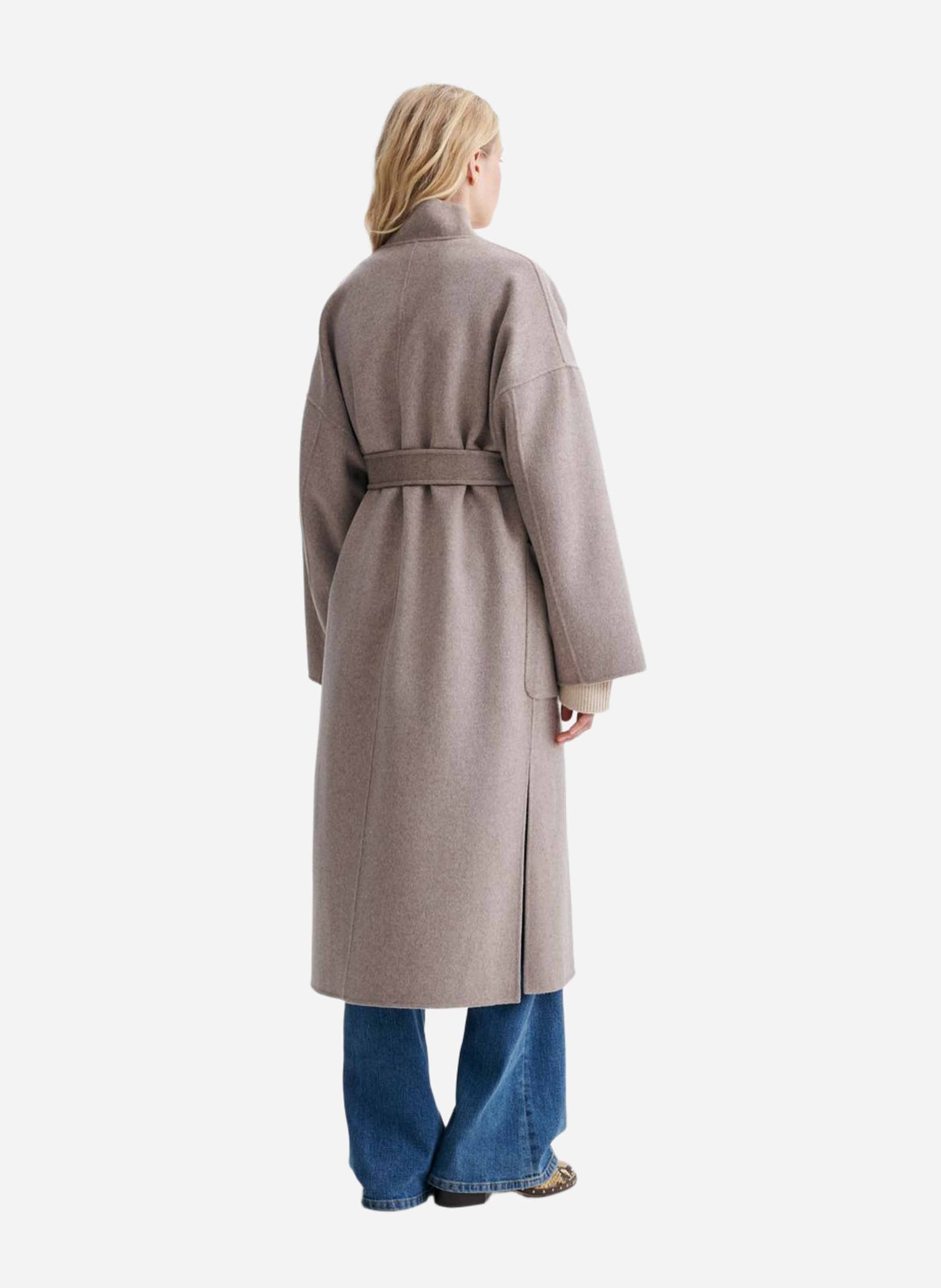 Wollmix-Mantel mit Stehkragen | Beige VANESSA BRUNO Damen