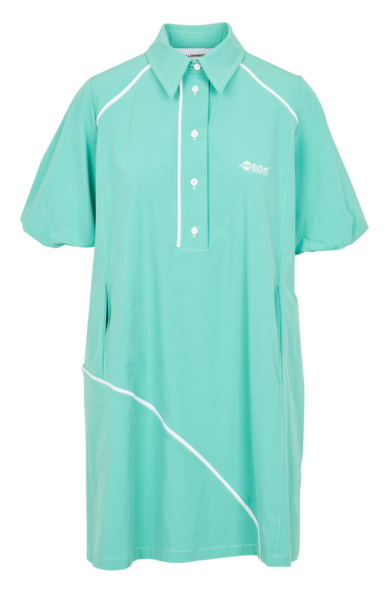 Robe courte col classique  MARGAUX LONNBERG Vert