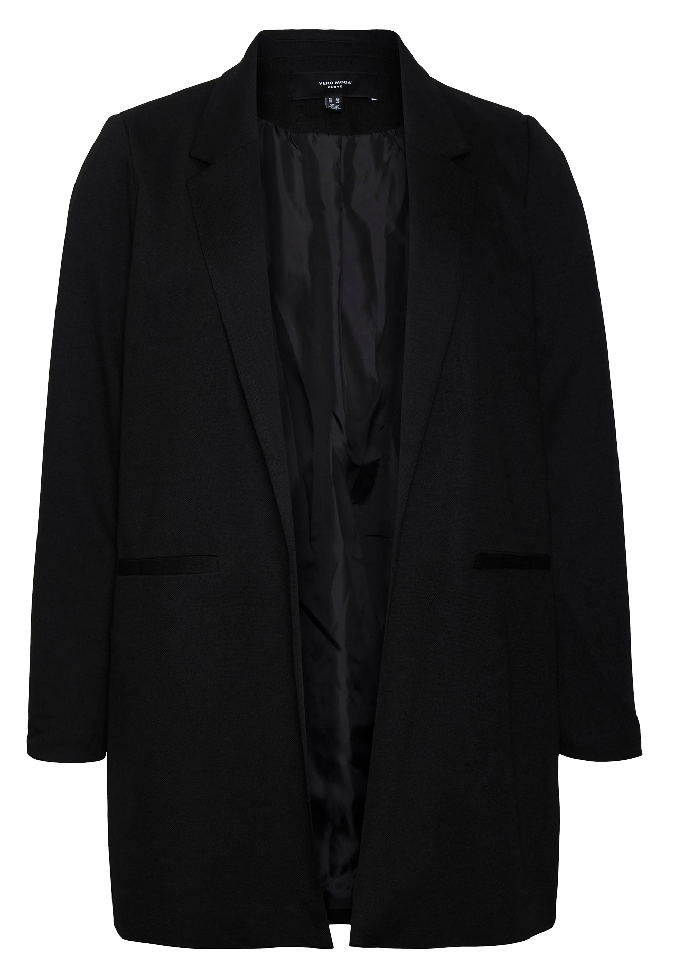 Blazer col tailleur  VERO MODA CURVE Noir