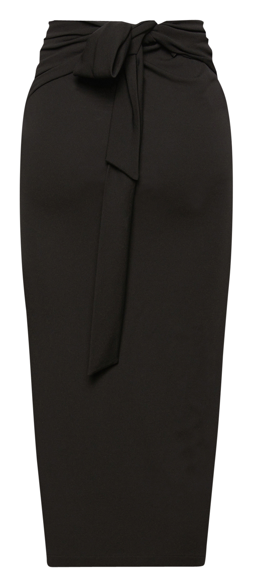 Jupe ajustée taille haute drapée WOLFORD Noir