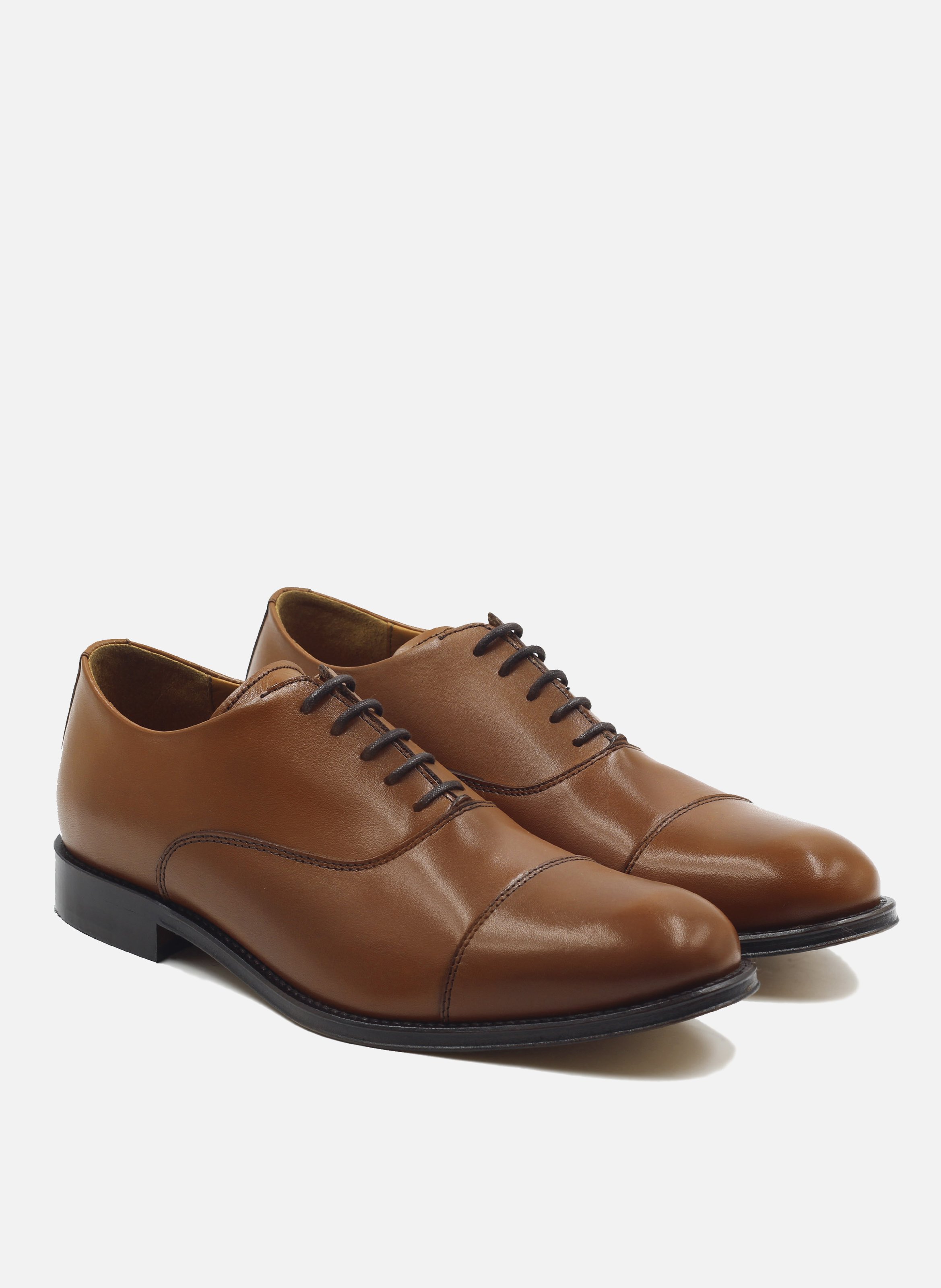 Leather Oxford Richelieu shoes JULES & JENN Brown
