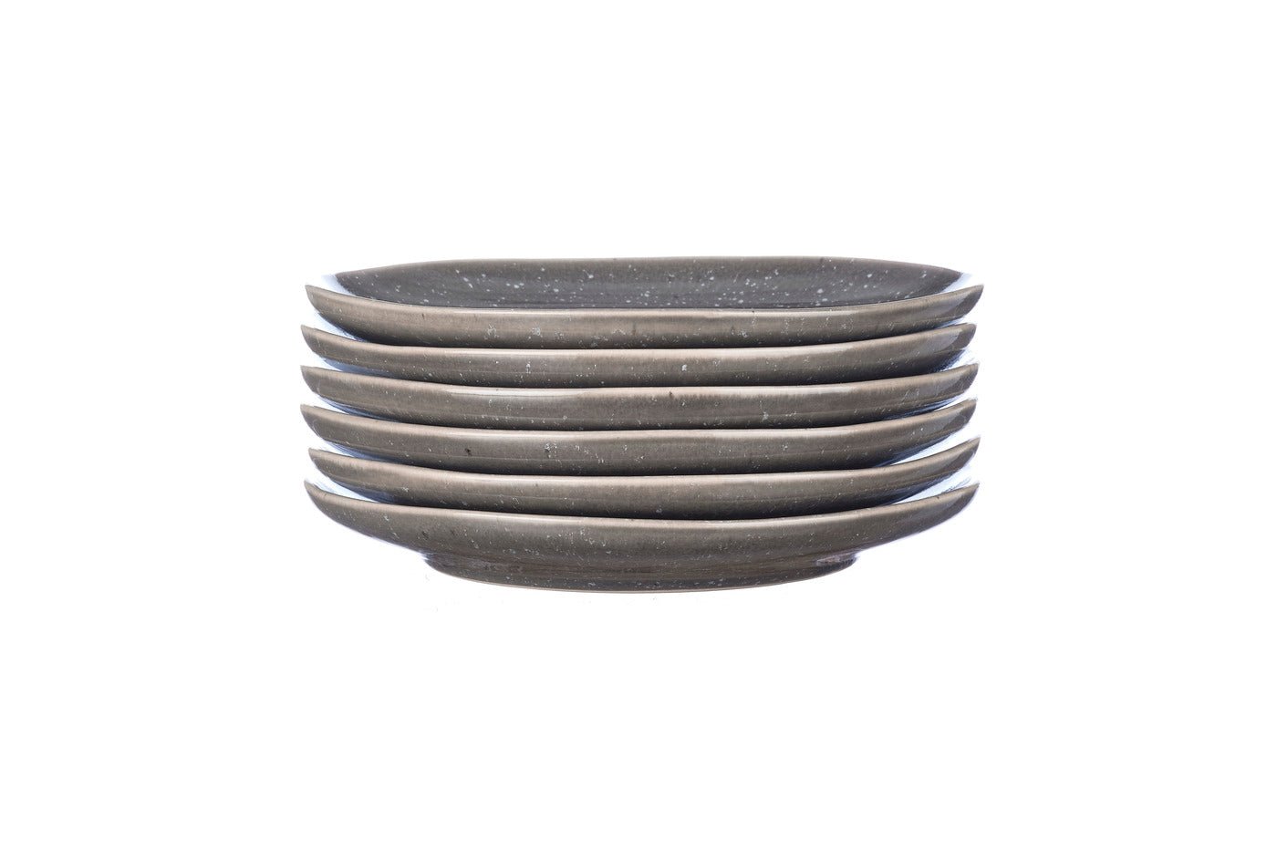 Stellar concrete gray ø22cm plate - 6 pieces BJORN Grey