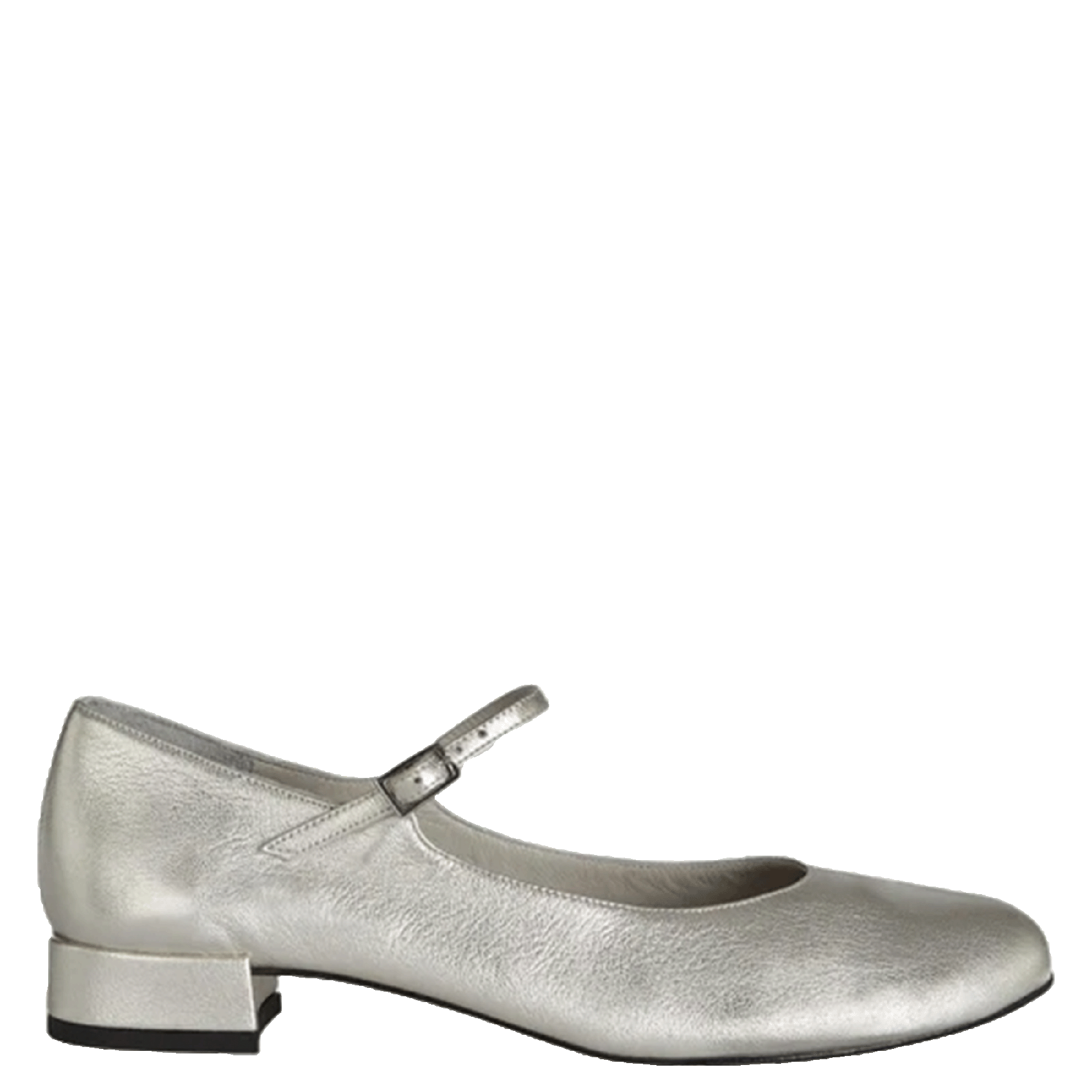 Ballerines en cuir AUGUSTA Argent