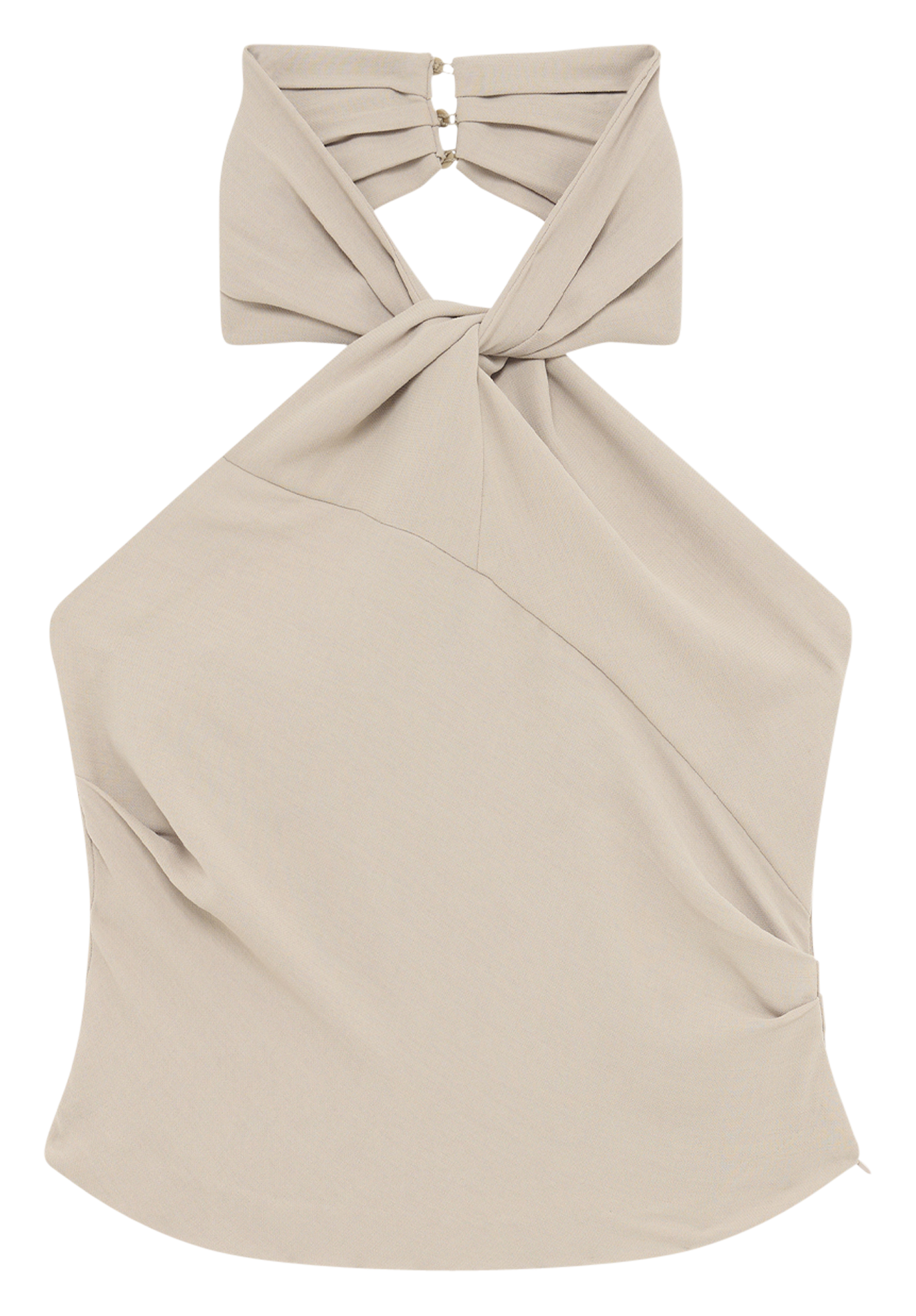 Sleeveless tied top IRO Brown