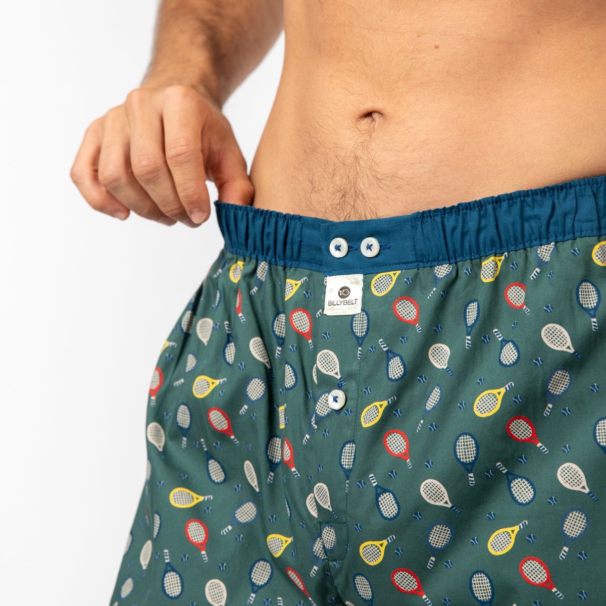 Organic cotton boxer shorts BILLYBELT Green