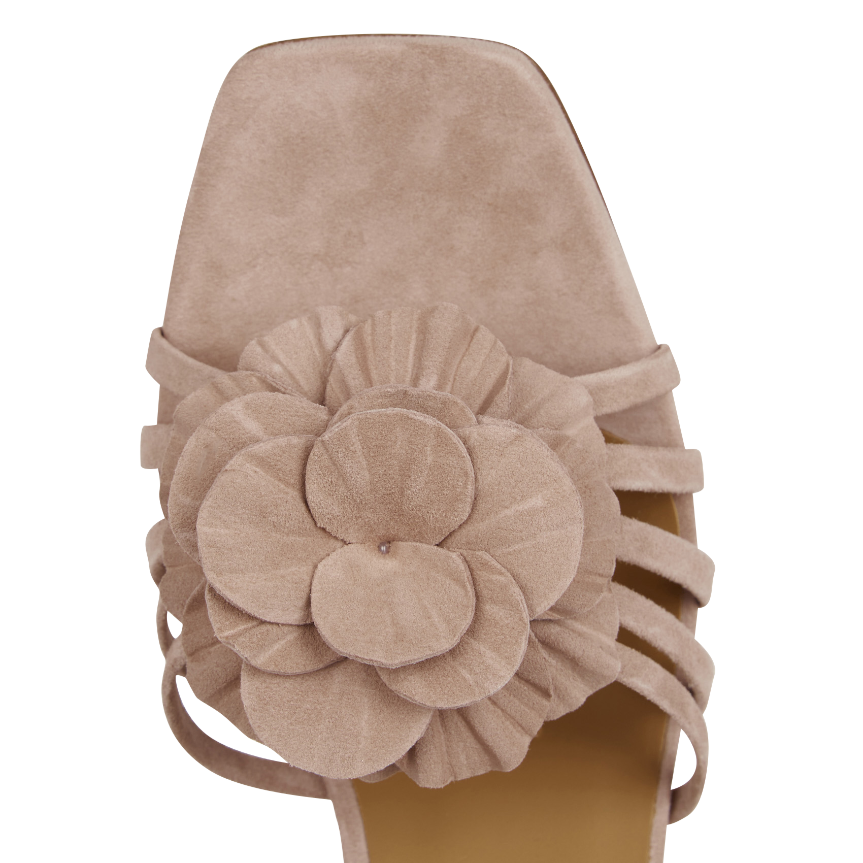 Sandales hautes en cuir BOBBIES Rose