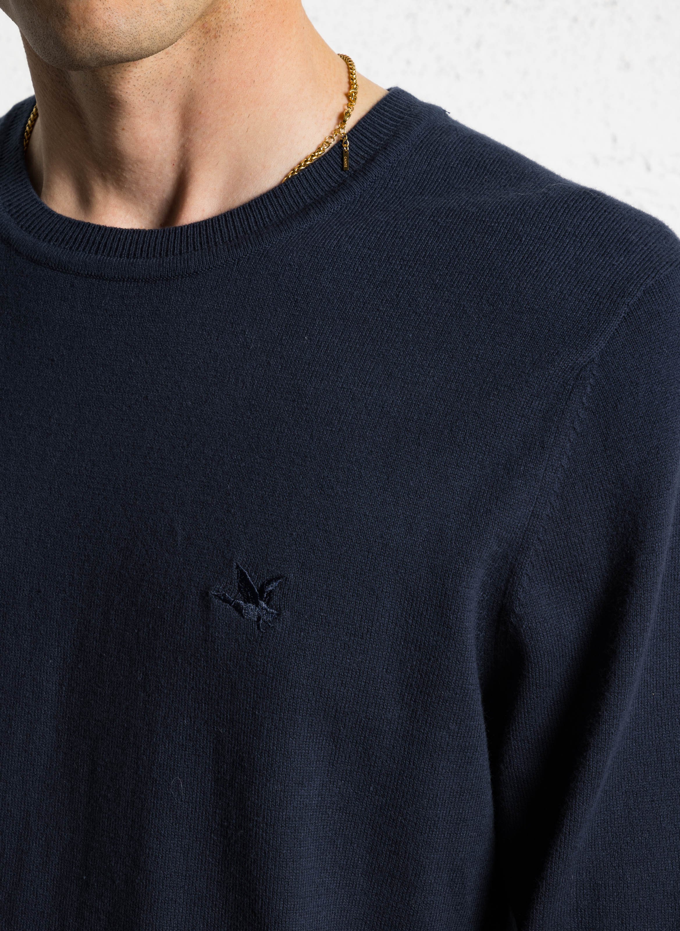 Colour block cotton sweater CHEVIGNON Blue