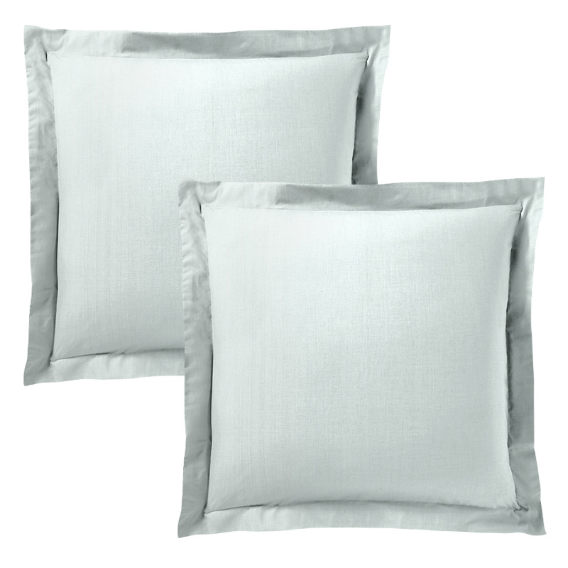 Cotton percale pillow case COTON PUR Green