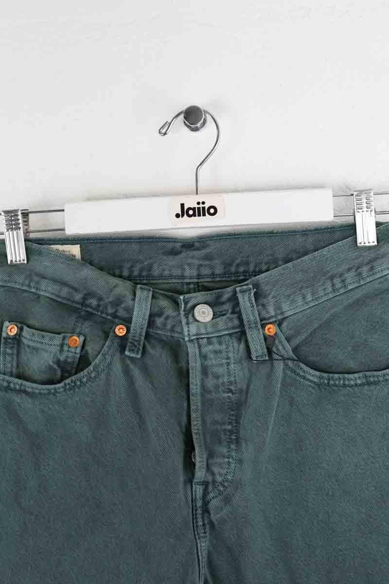 Cotton straight jeans LEVI'S - Seconde main Green