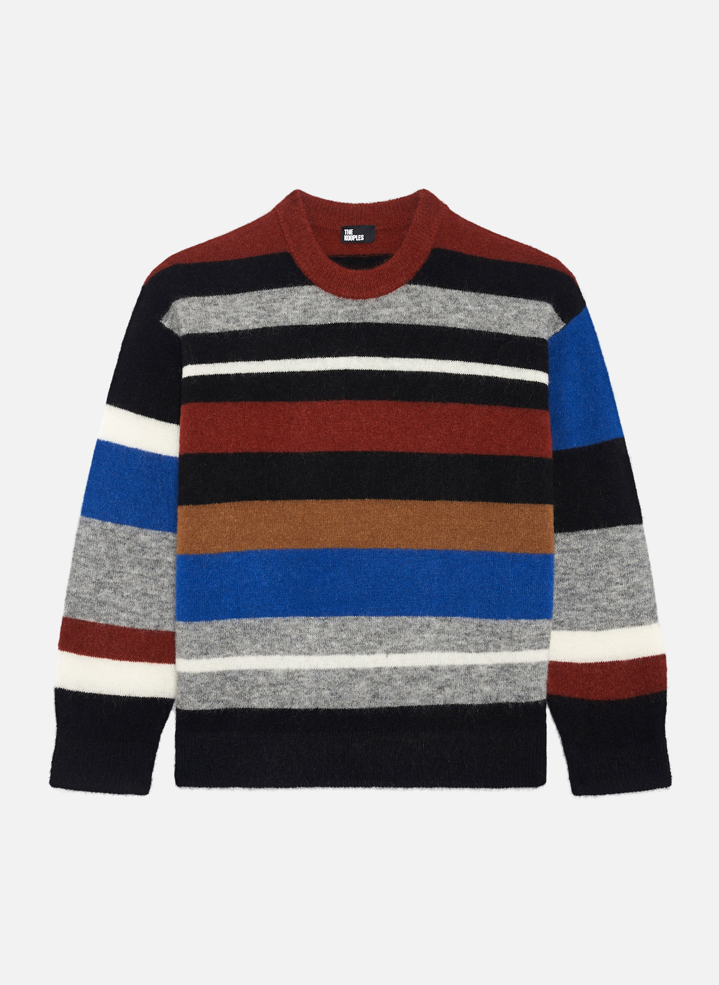 Striped mixed wool sweater THE KOOPLES Multicolored