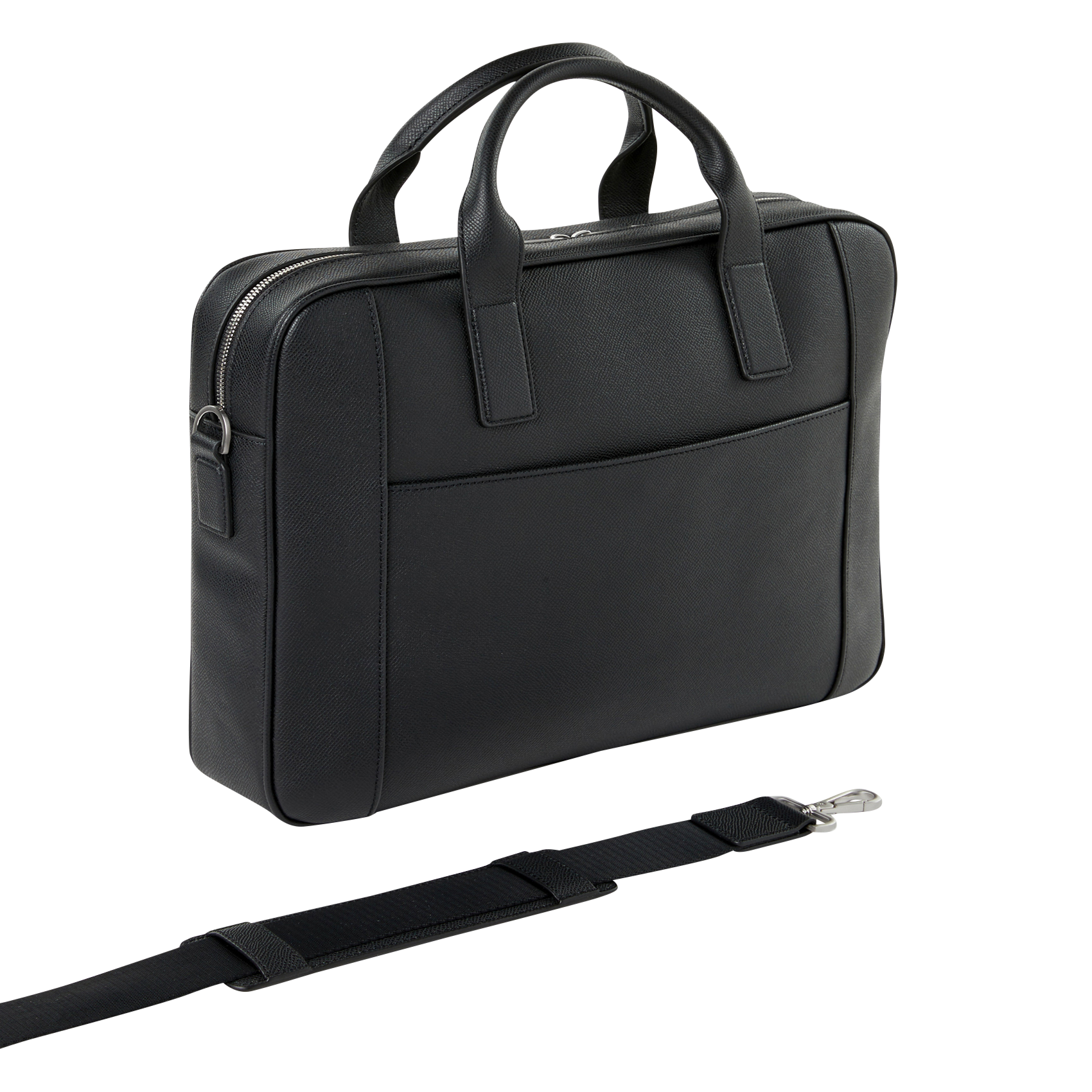 Leather briefcase SAISON 1865 Black