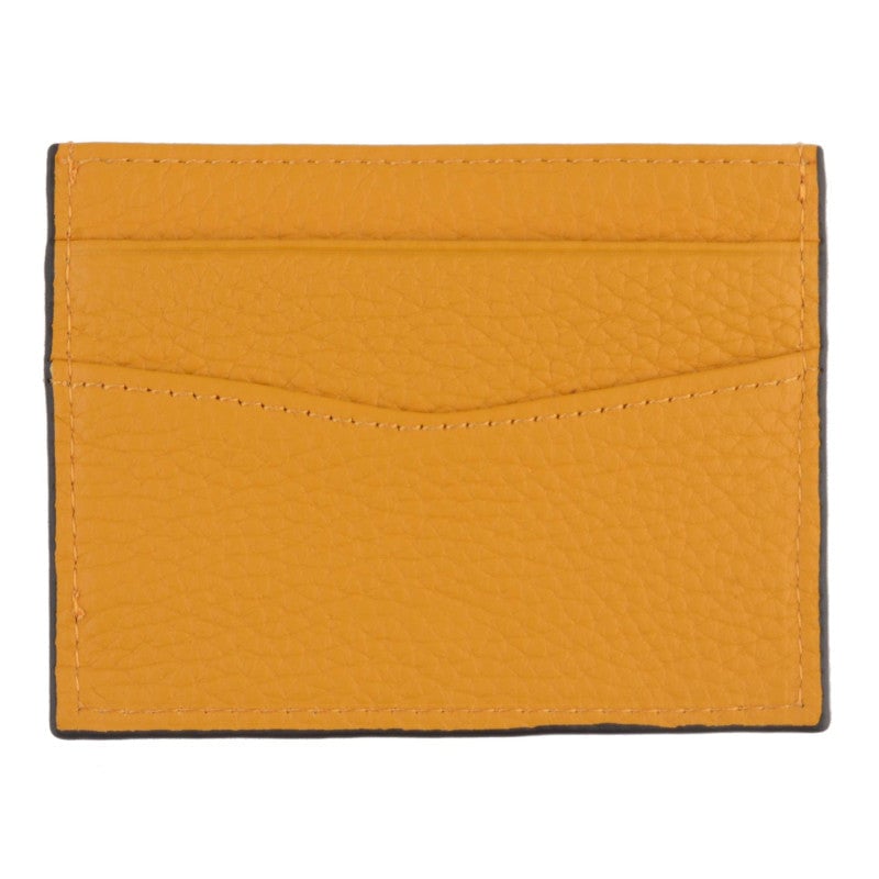 Card holder - cowhide leather POURCHET Red