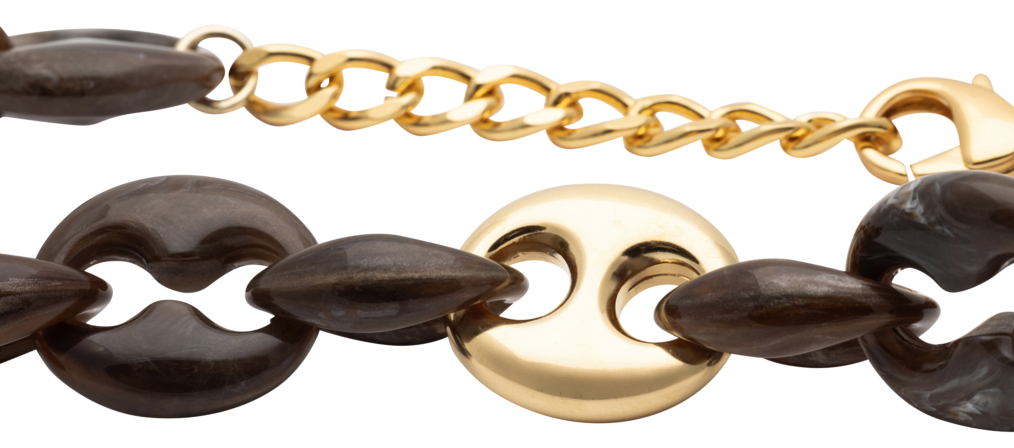 Marmorhalskette VANESSA BARONI Braun