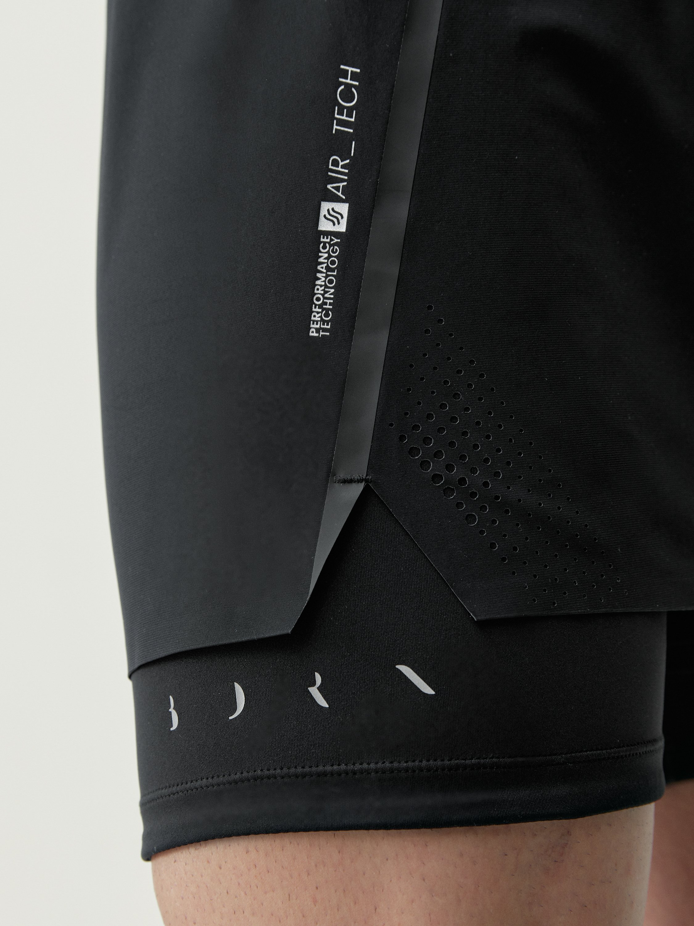 Men's Training Sports Shorts BORN LIVING YOGA Black