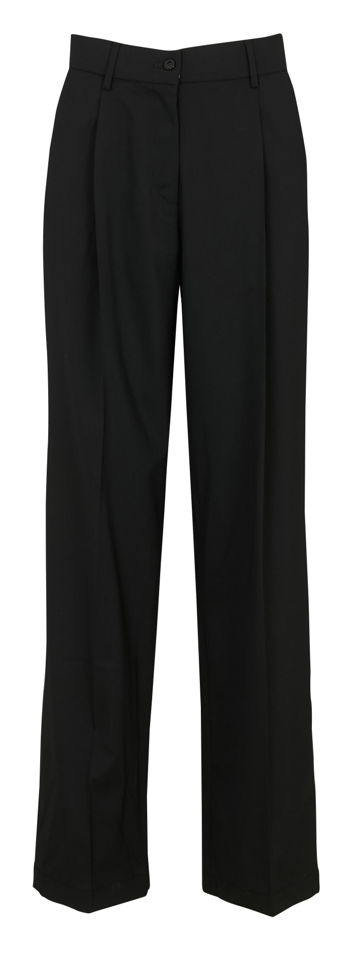 Straight wool trousers BELLEPIECE Black