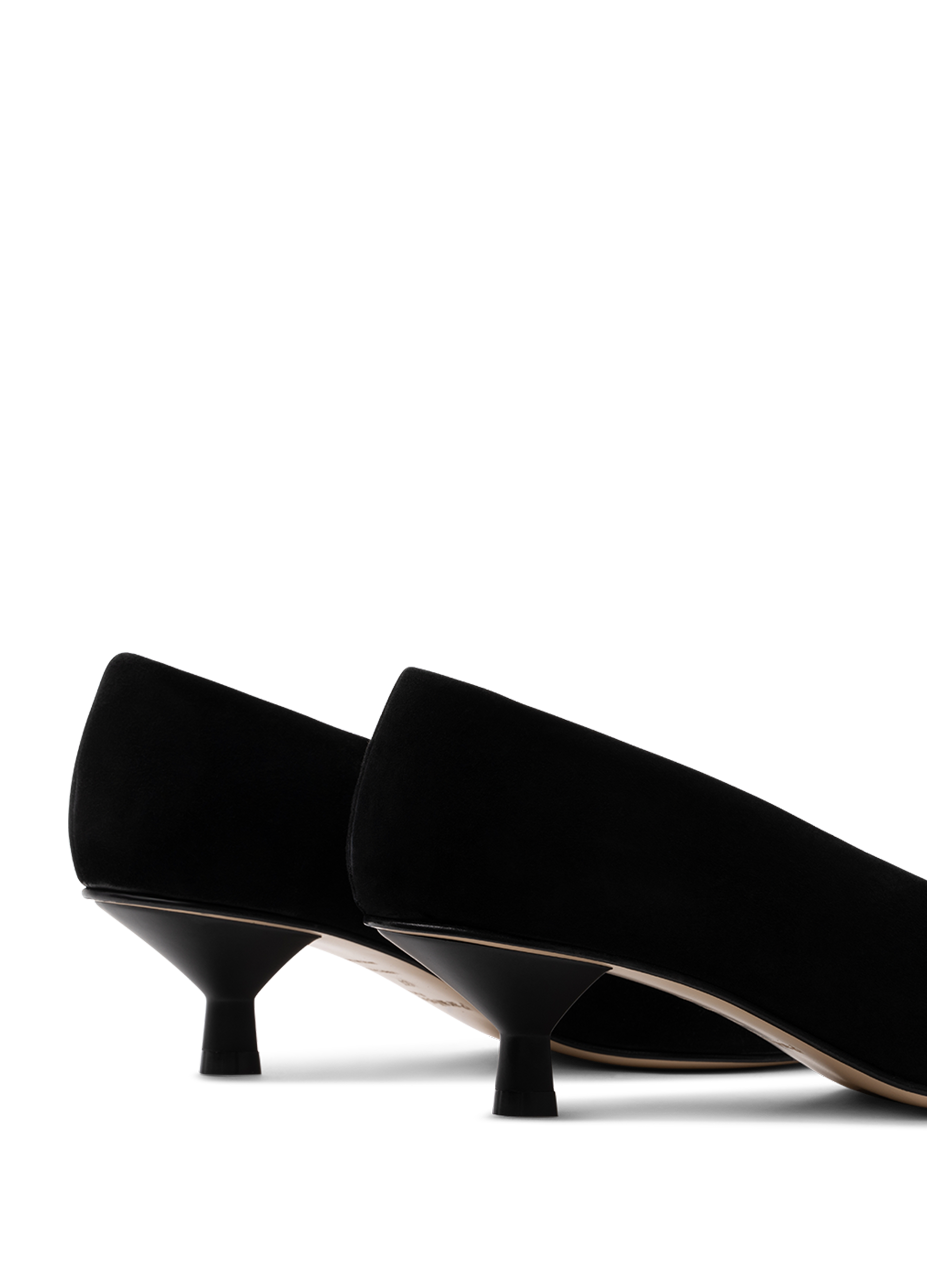 Black goat leather pumps PARALLELE PARIS Black