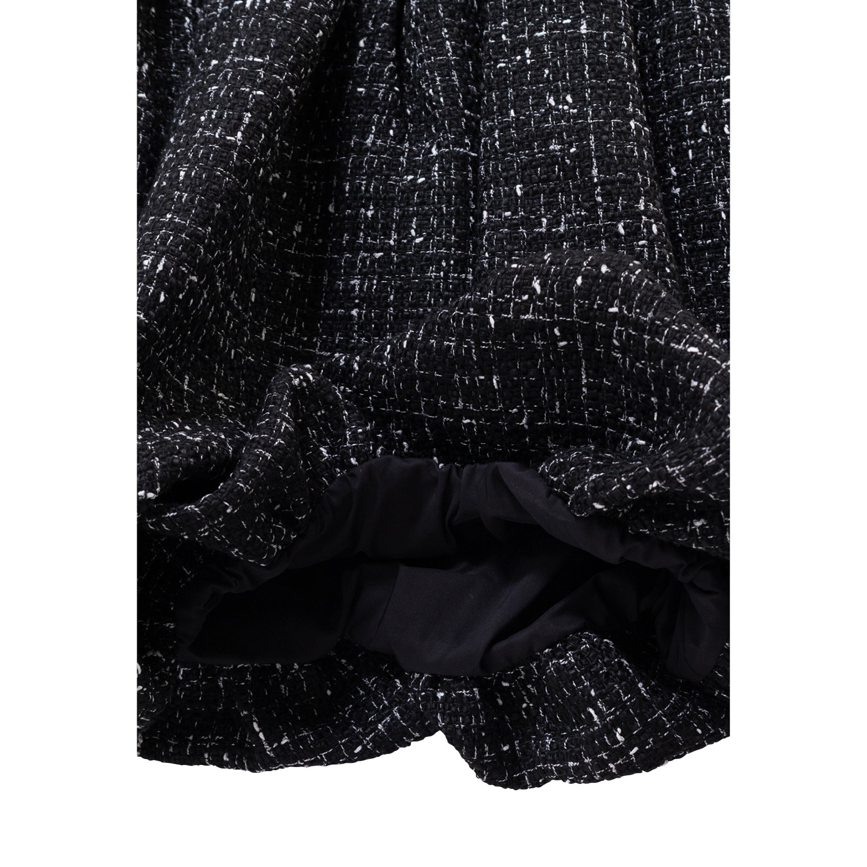 Short knit dress with high neck IKKS JUNIOR Black