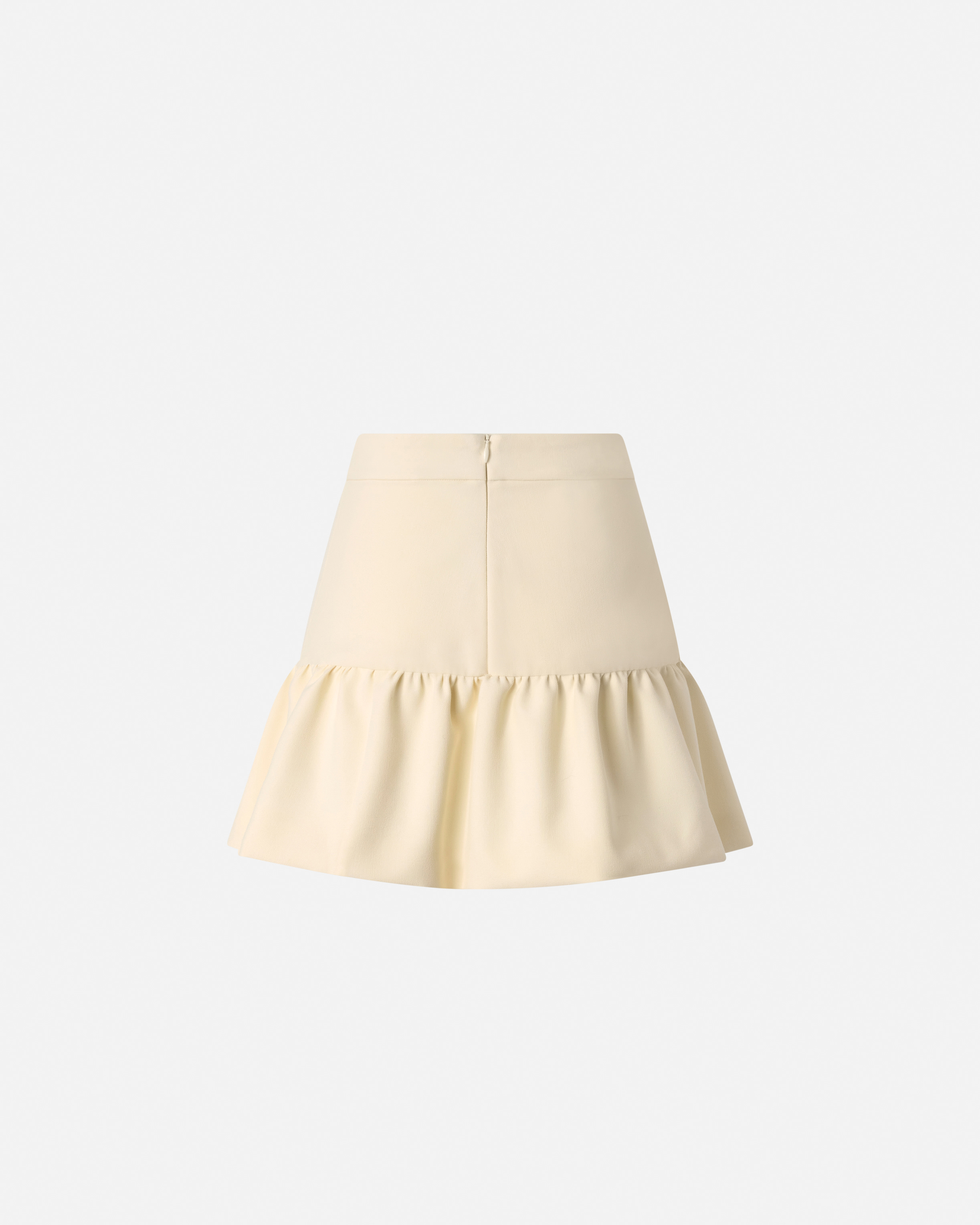 Flounced mini skirt  PINKO White
