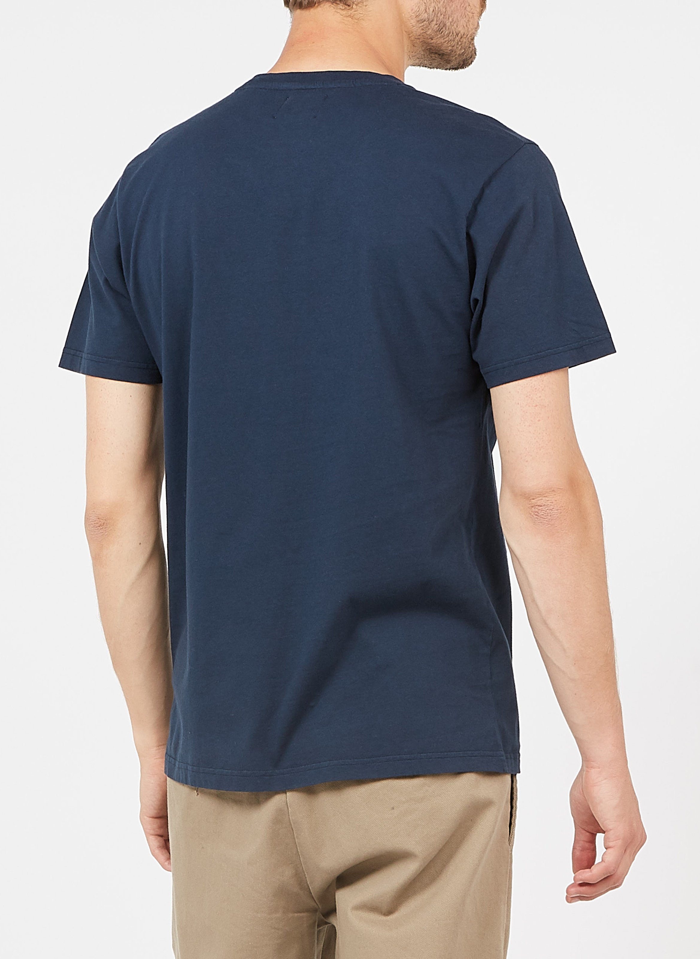 Rundhals-T-Shirt aus Bio-Baumwolle COLORFUL STANDARD Blau