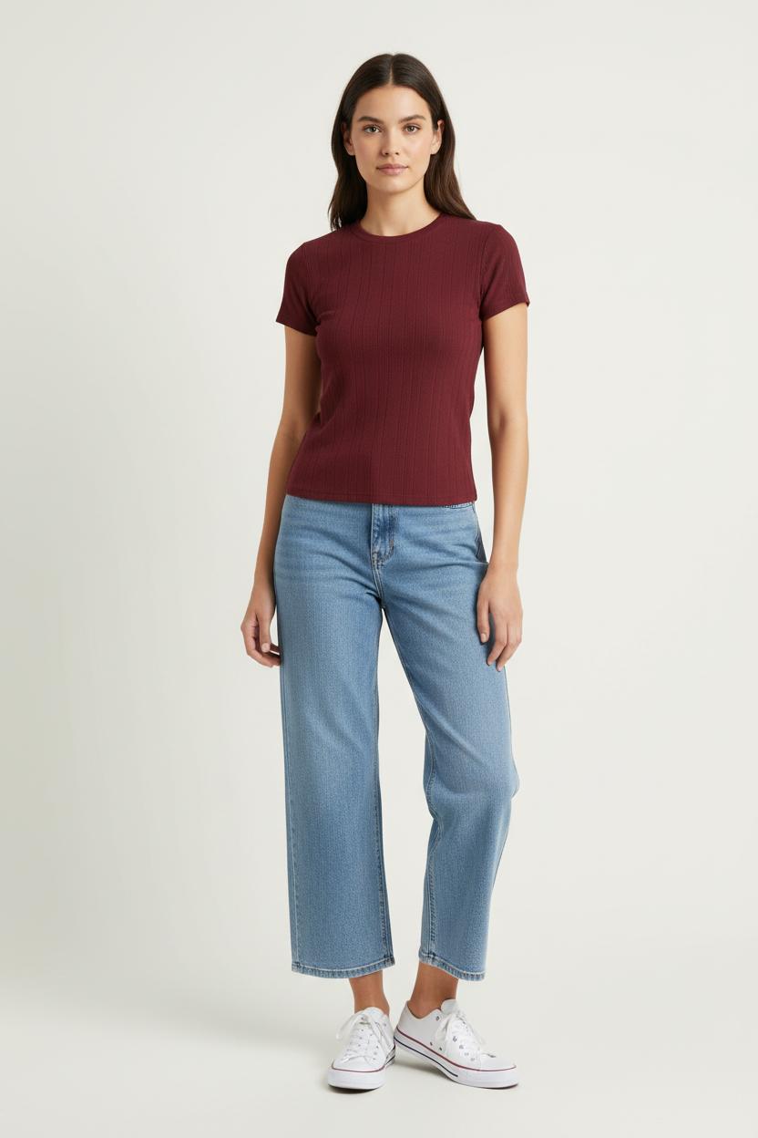 Tommy Badge T-shirt SEZANE - Seconde main Red