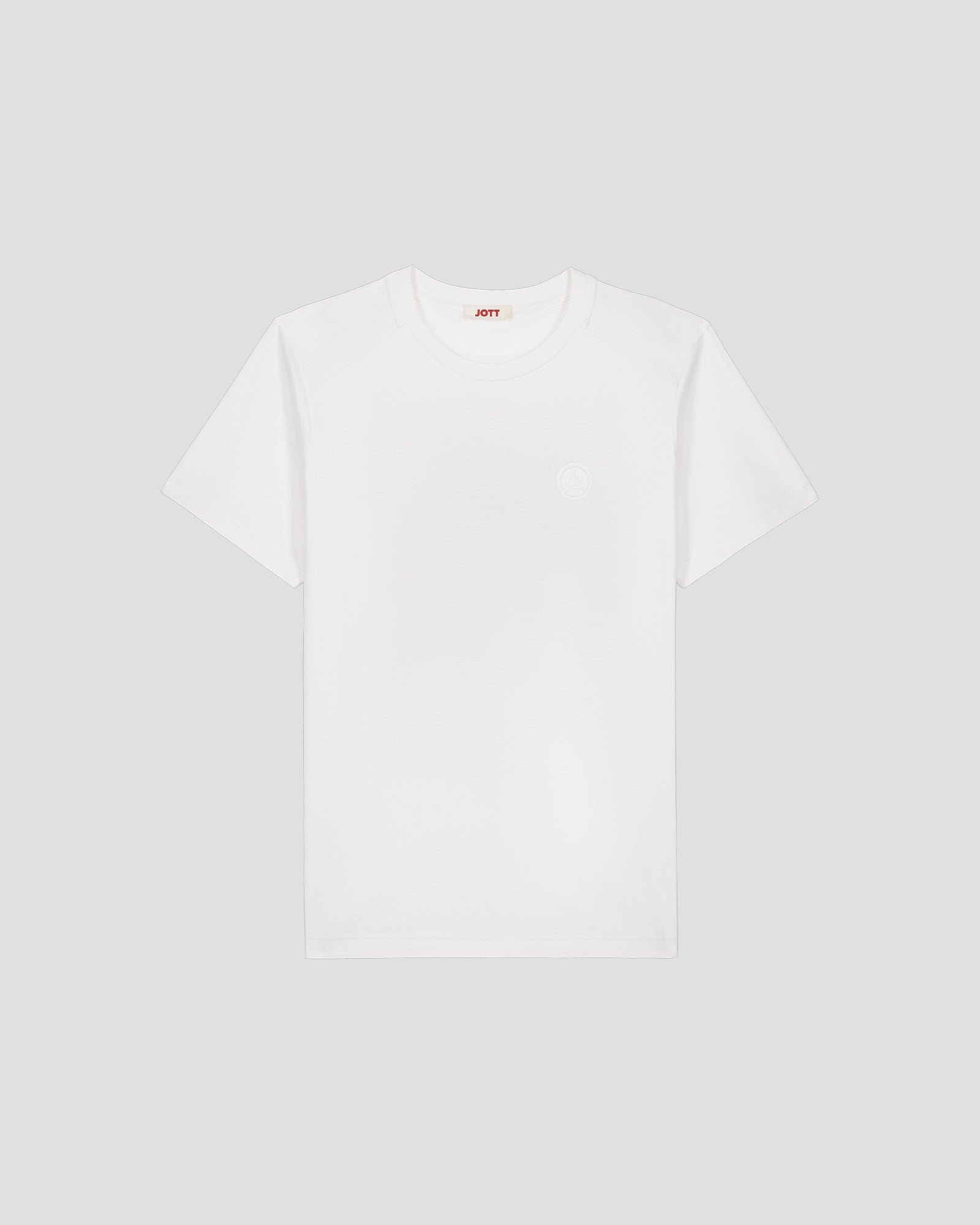 Round neck cotton T-shirt JOTT White