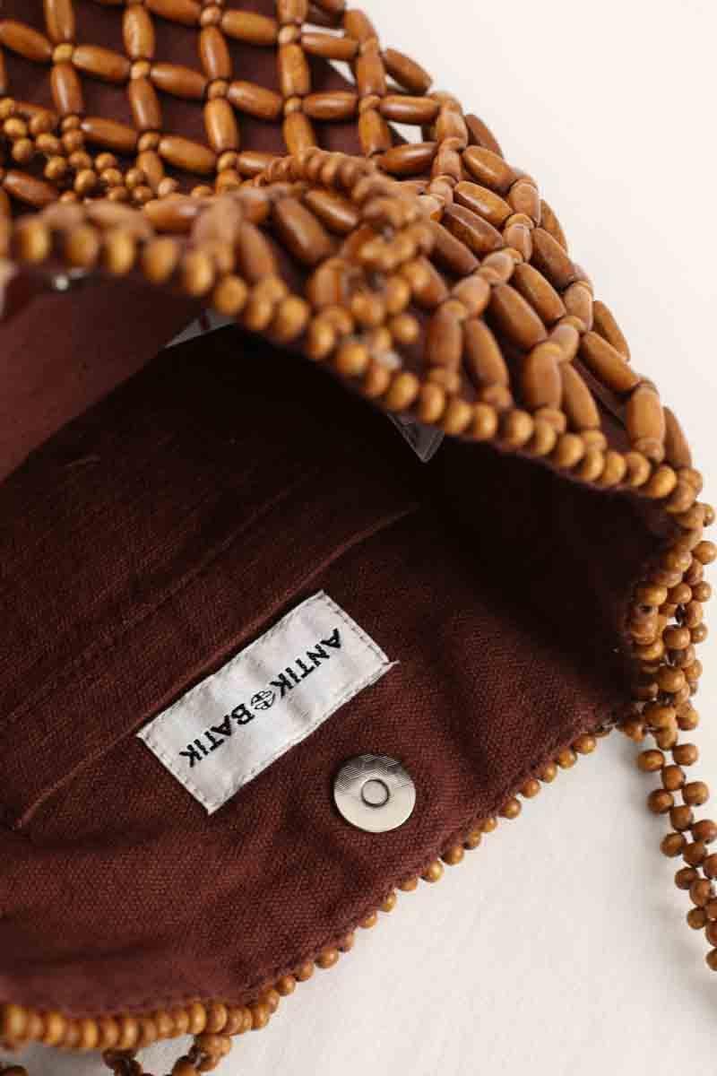 Shoulder bag ANTIK BATIK - Seconde Main Brown