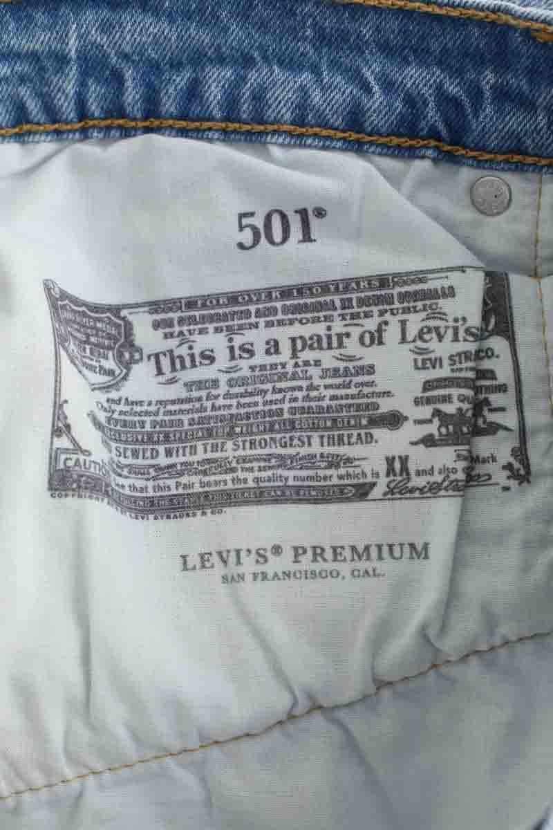 - Straight-leg jeans
- 5 pockets
- Straight cut
- Faded effect LEVI'S - Seconde main Blue