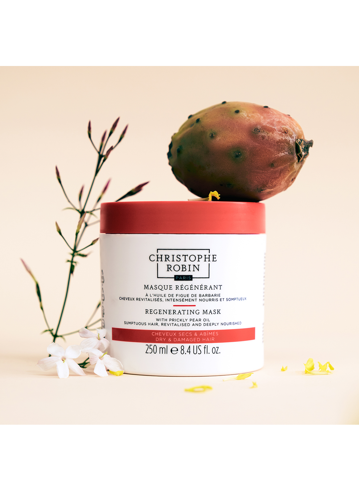 Regenererend masker met cactusvijgolie CHRISTOPHE ROBIN No color