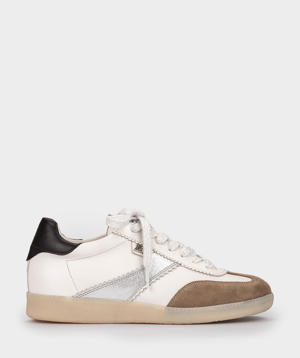 Cracked leather sneakers PEDRO MIRALLES White