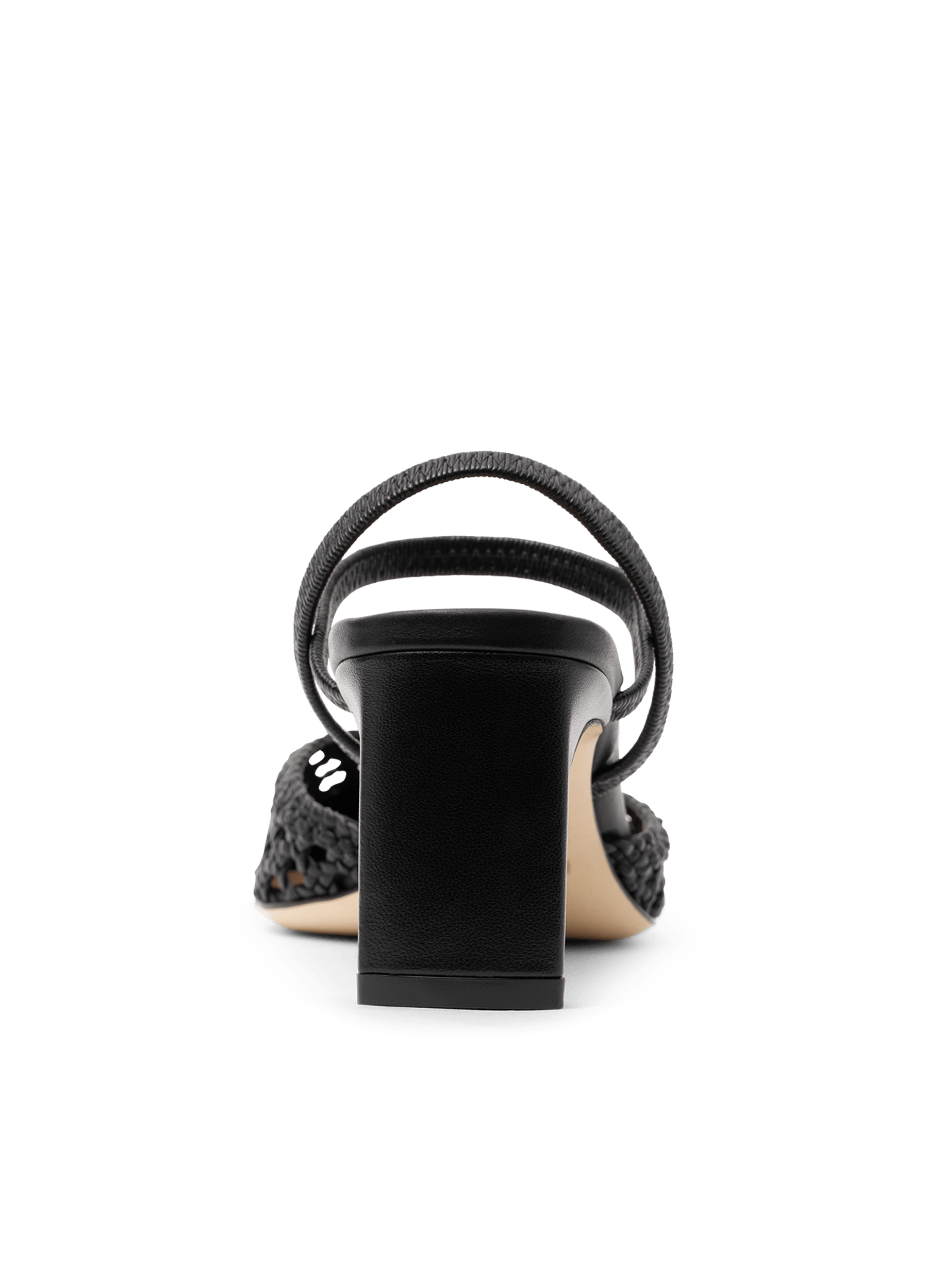 Slingback en cuir nappa noir PARALLELE PARIS Noir