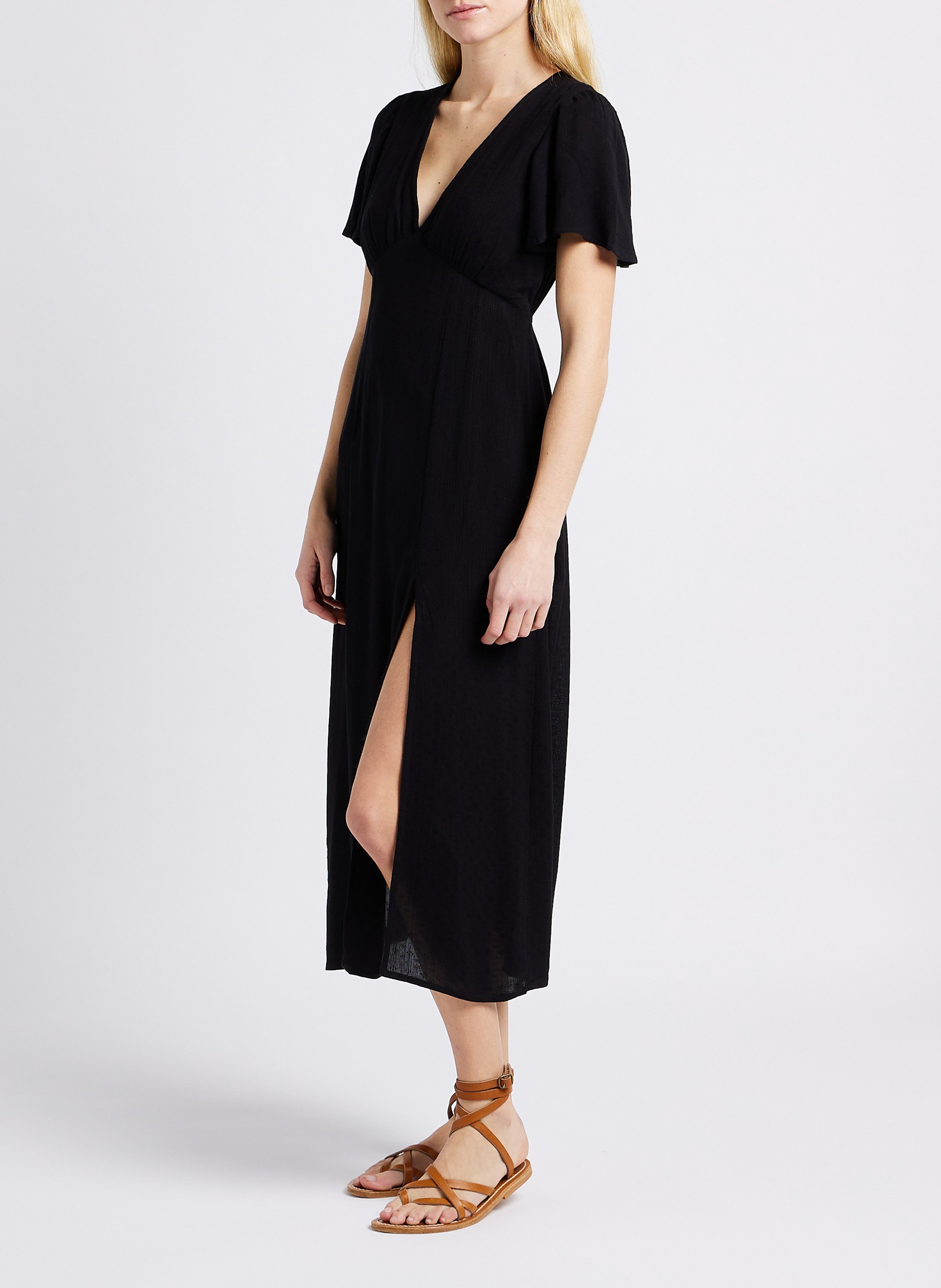 Vestido largo de playa BILLABONG Negro