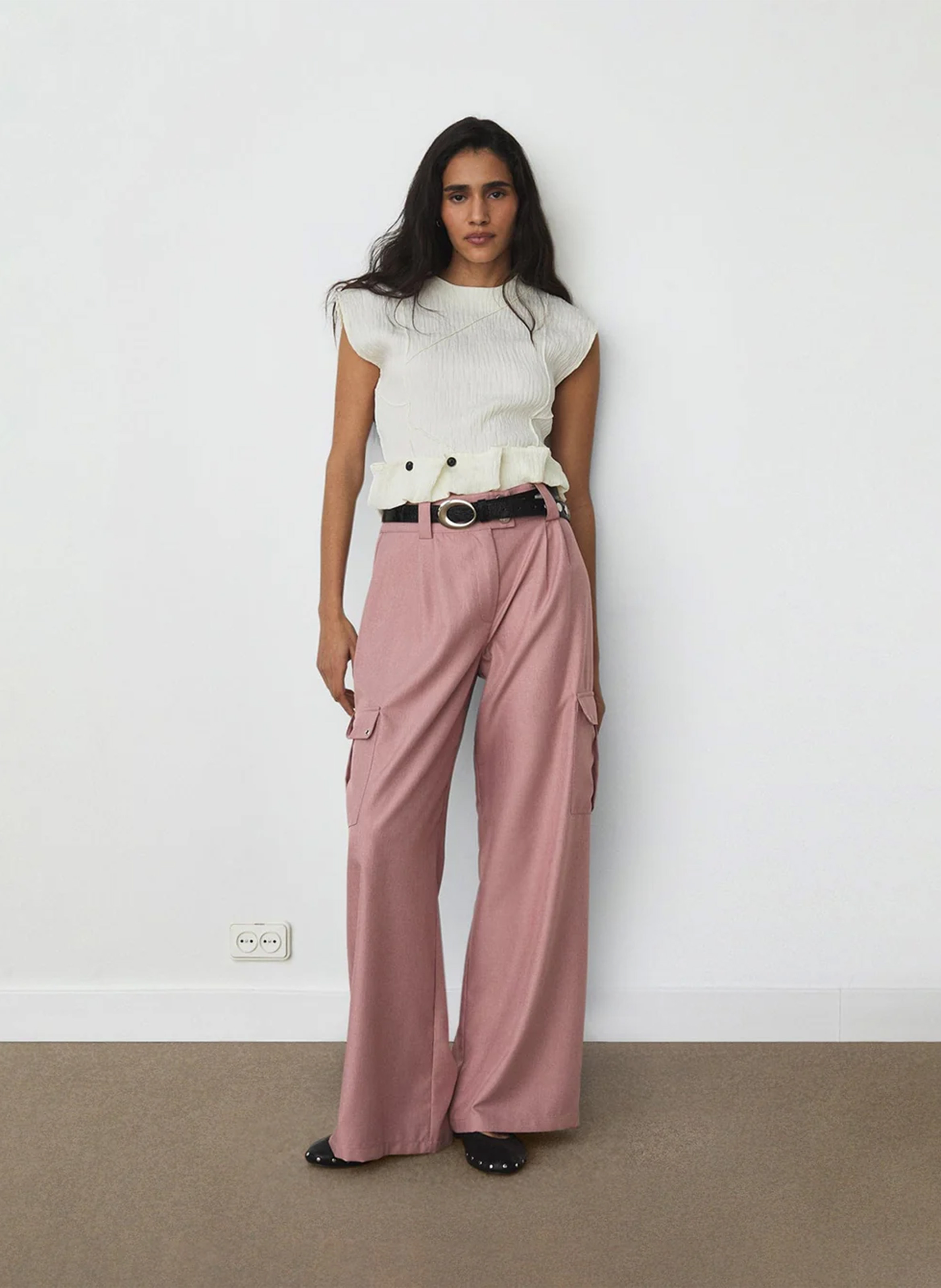 Round-neck top LAAGAM White