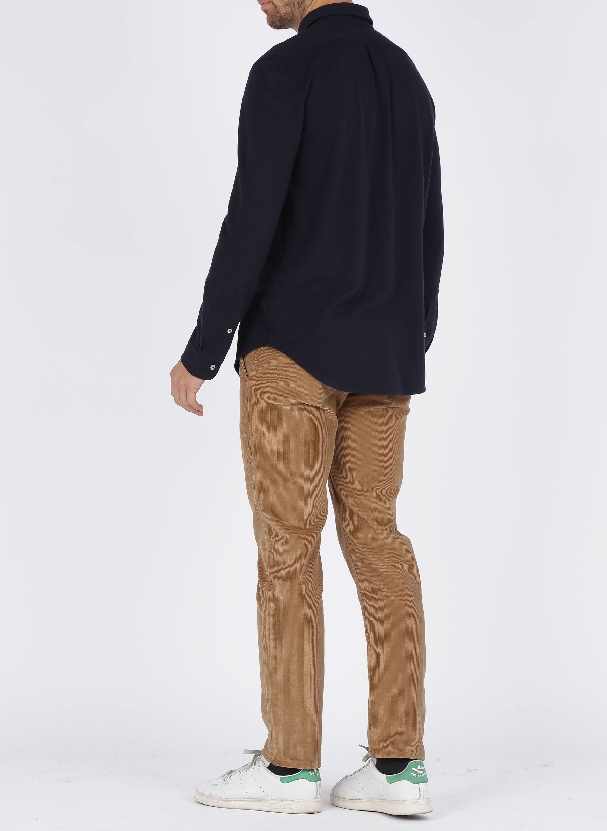 Regular-Fit-Hemd aus Baumwoll-Piqué mit Button-down-Kragen POLO RALPH LAUREN Blau