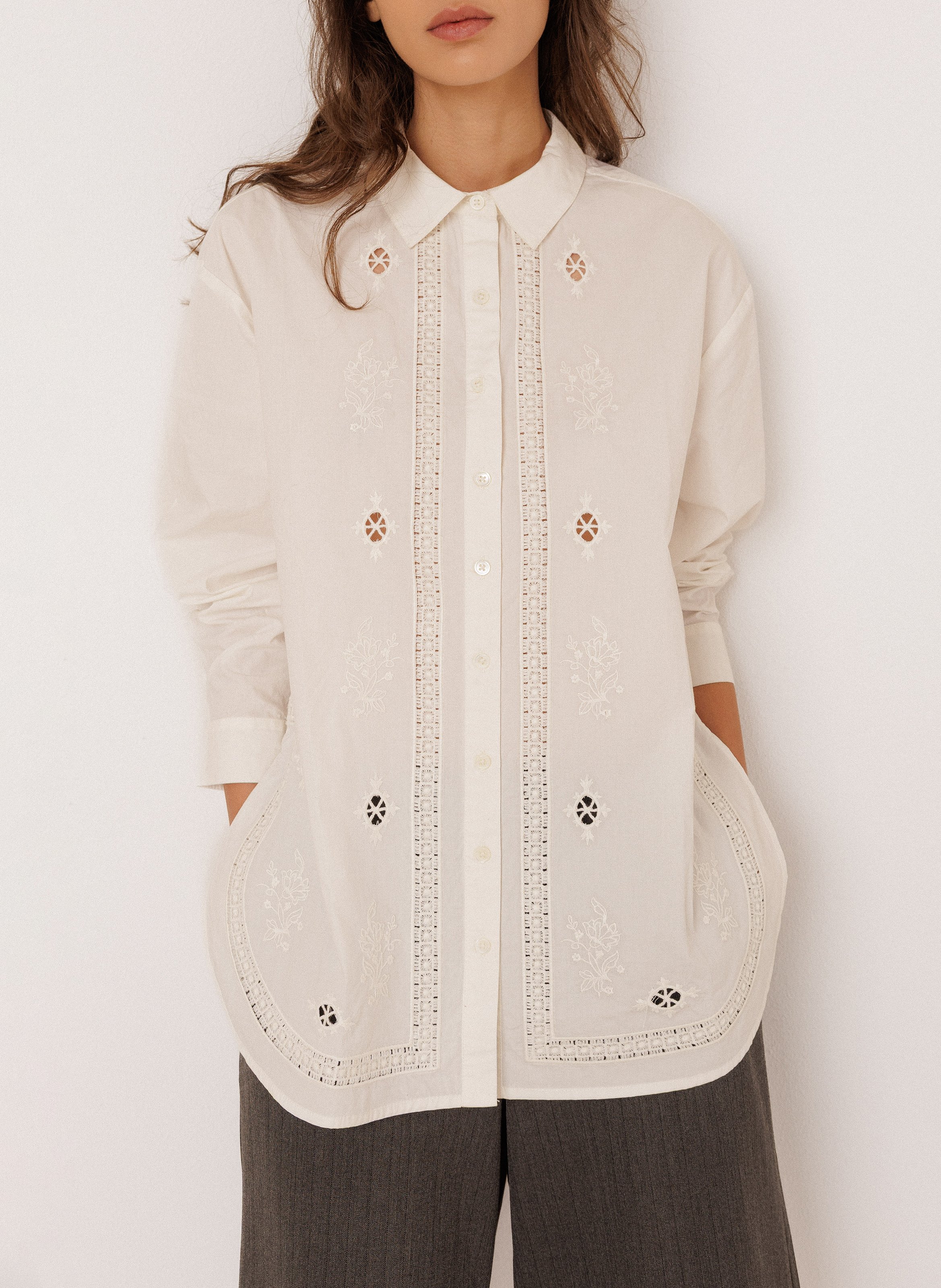 Oversized organic cotton shirt INDI & COLD