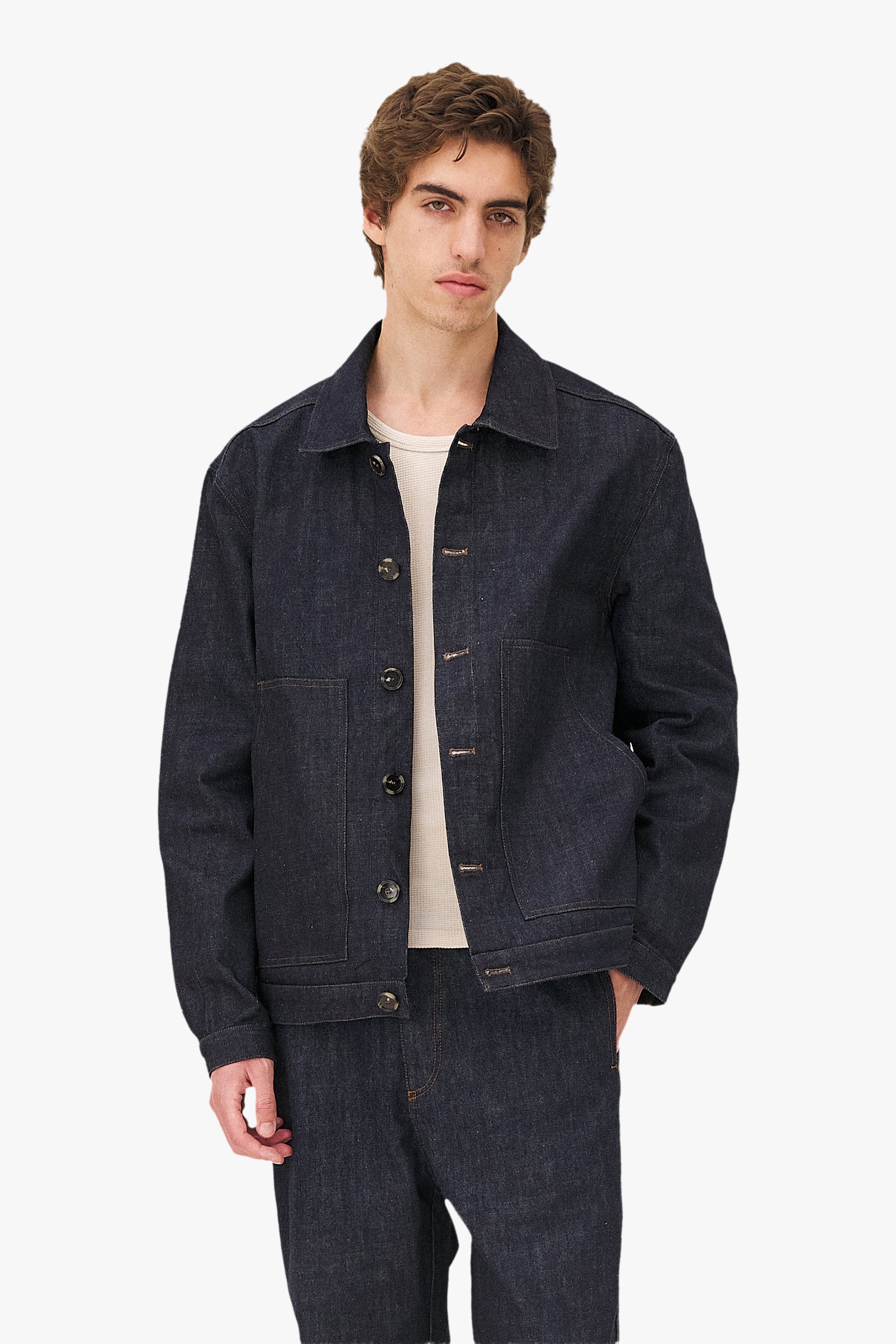 Workwear Box Jacket Arizona Noyoco Blue