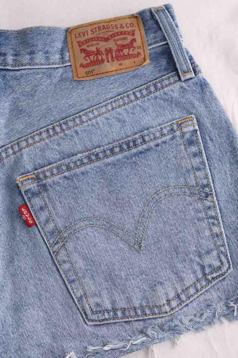 Mini shorts LEVI'S - Seconde main Blue