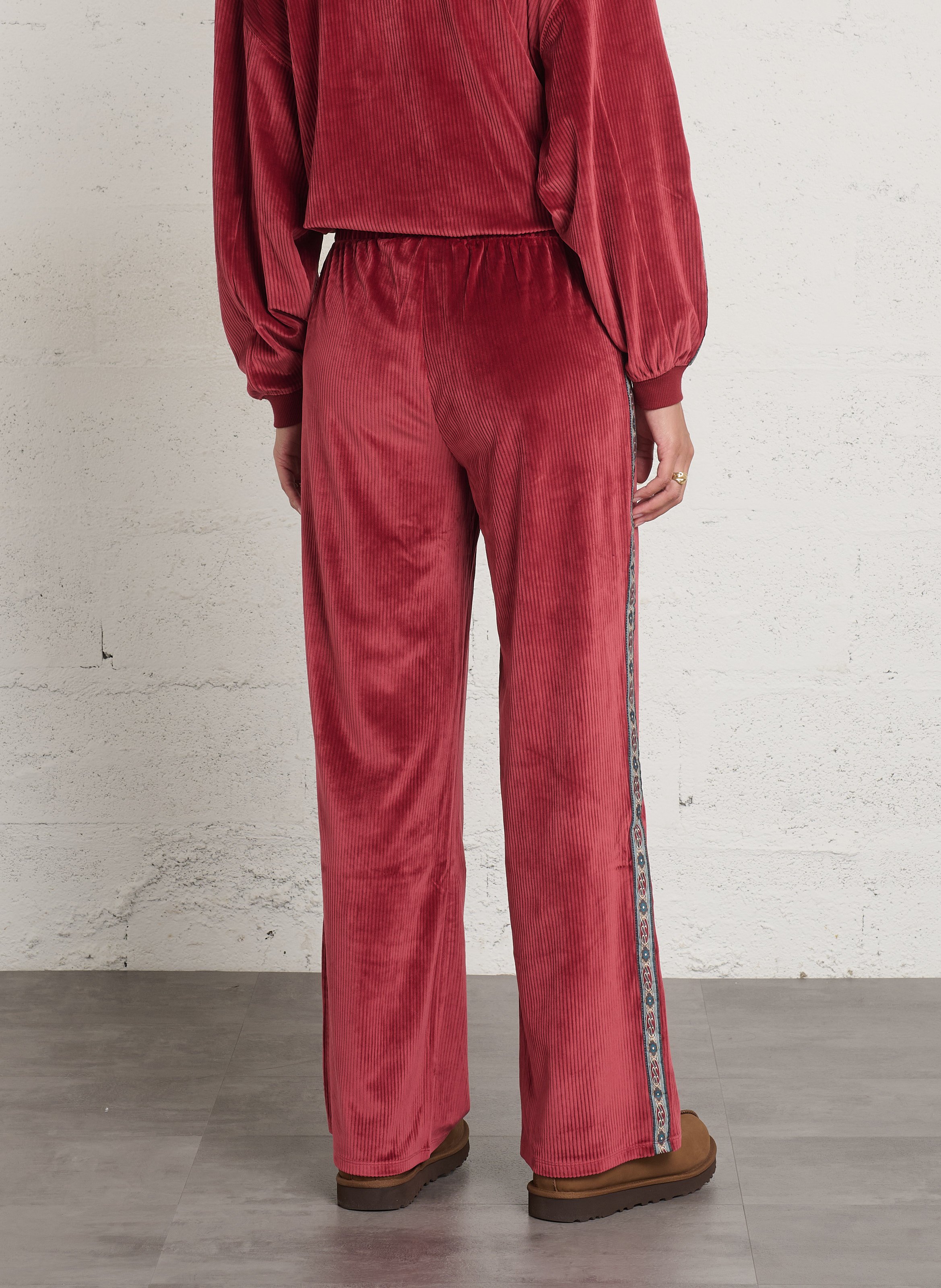 Jogginghose aus Cord BILLABONG Rot