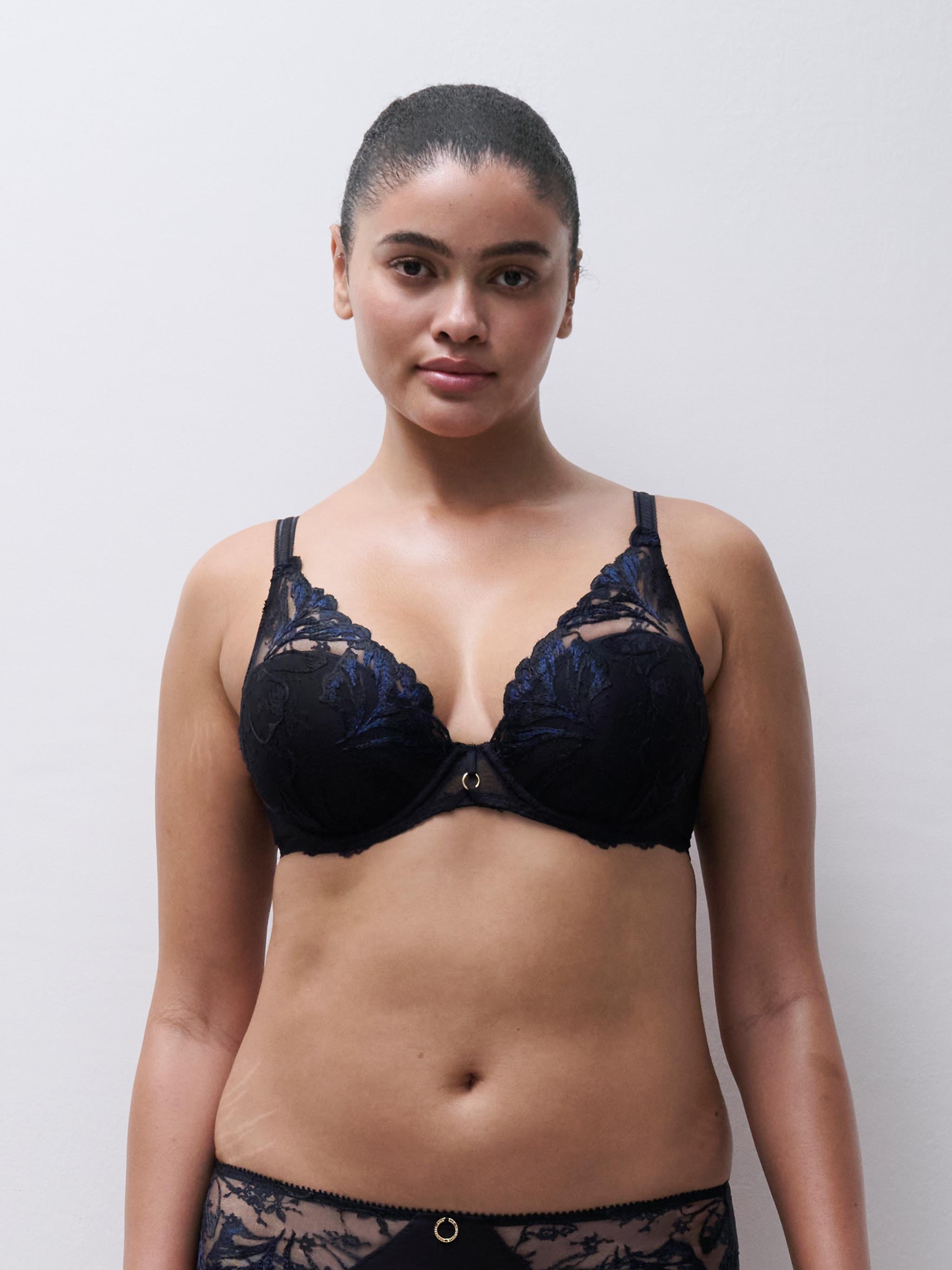 Plunge cup bra CHANTELLE Black