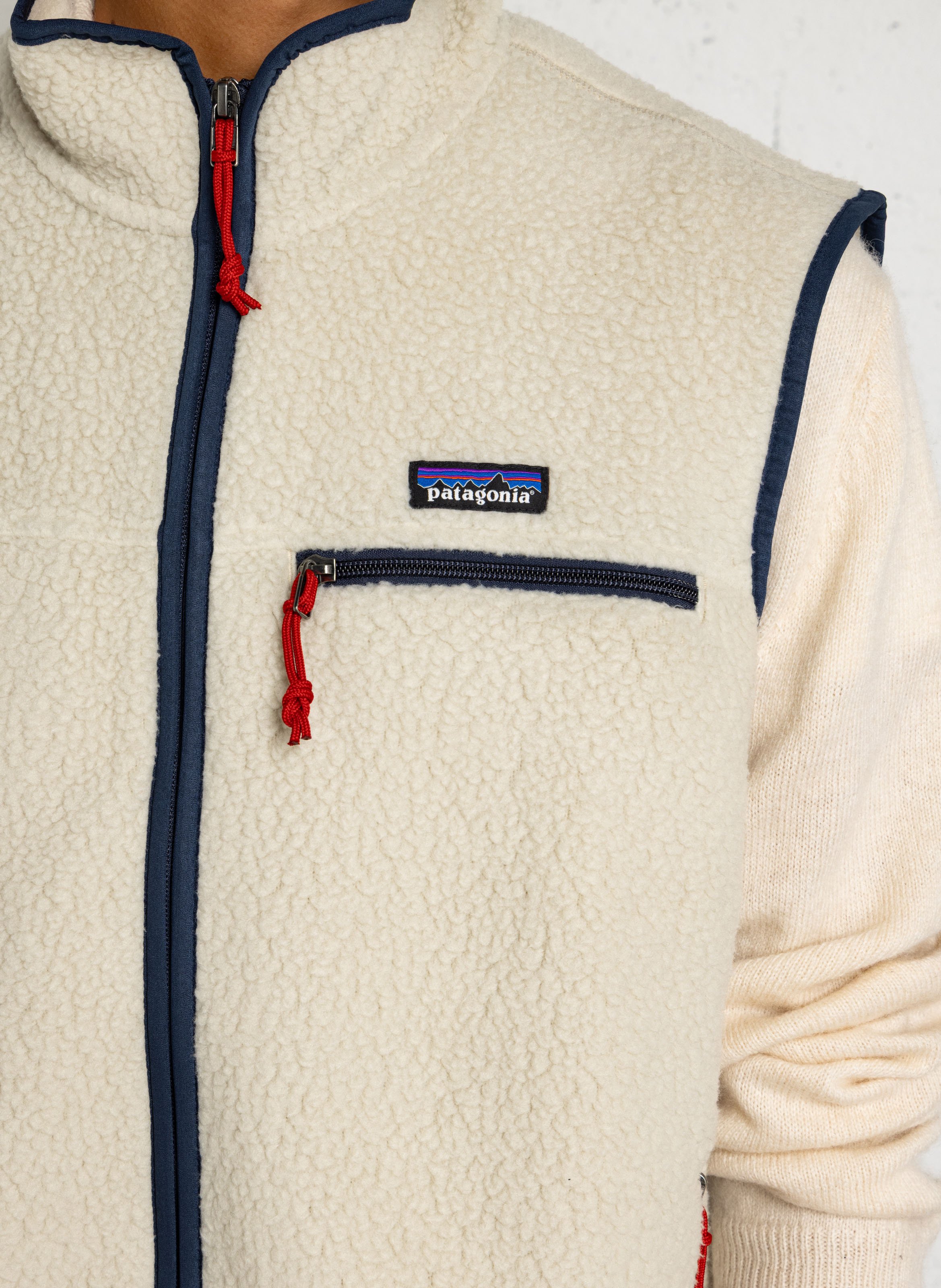 Gerade Fleecejacke mit Stehkragen PATAGONIA Beige